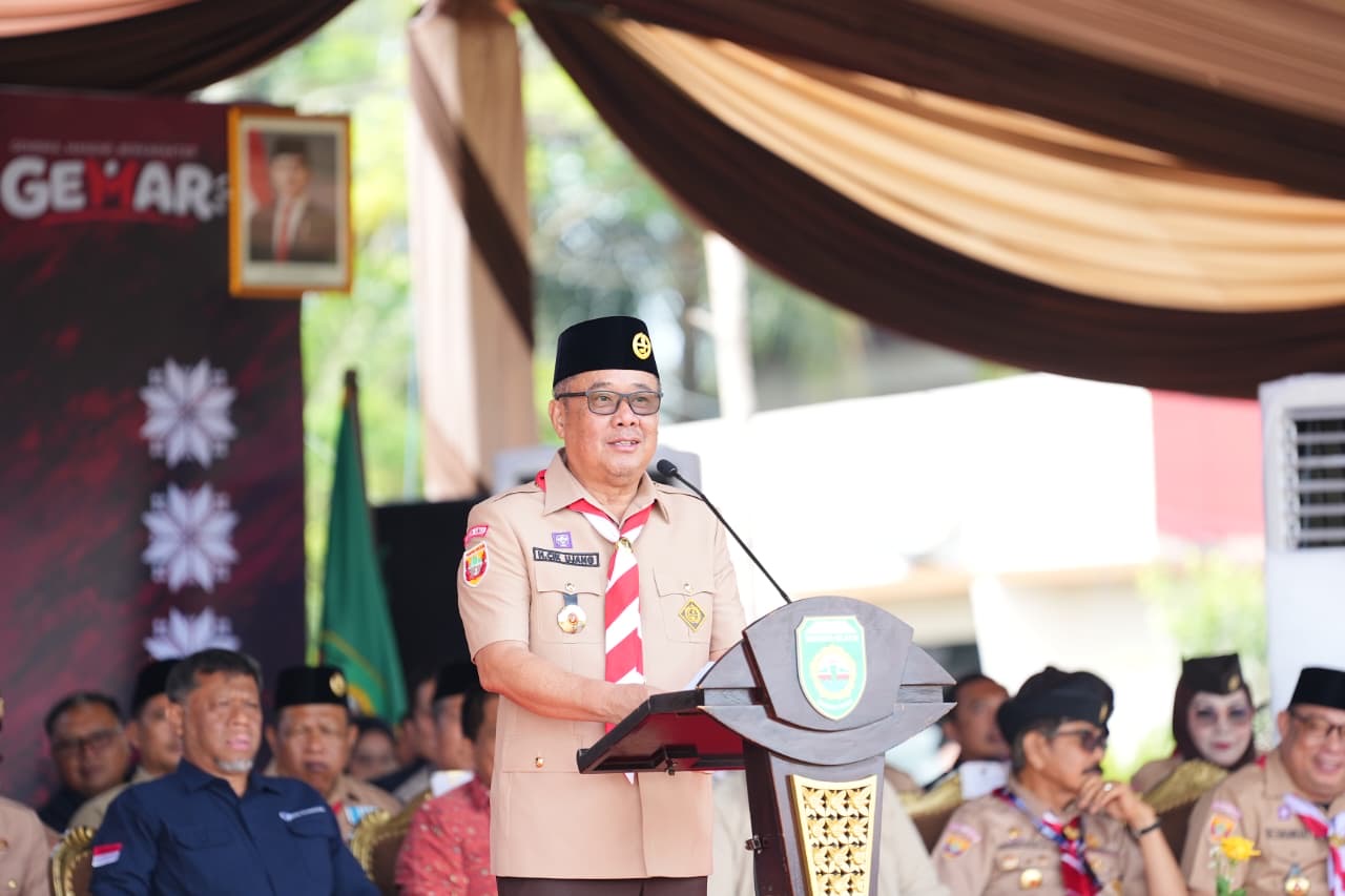 Buka Jambore Daerah IX, Wagub Sumsel Cik Ujang Ajak Pramuka Jadi Pelopor Teknologi dan Mandiri Pangan