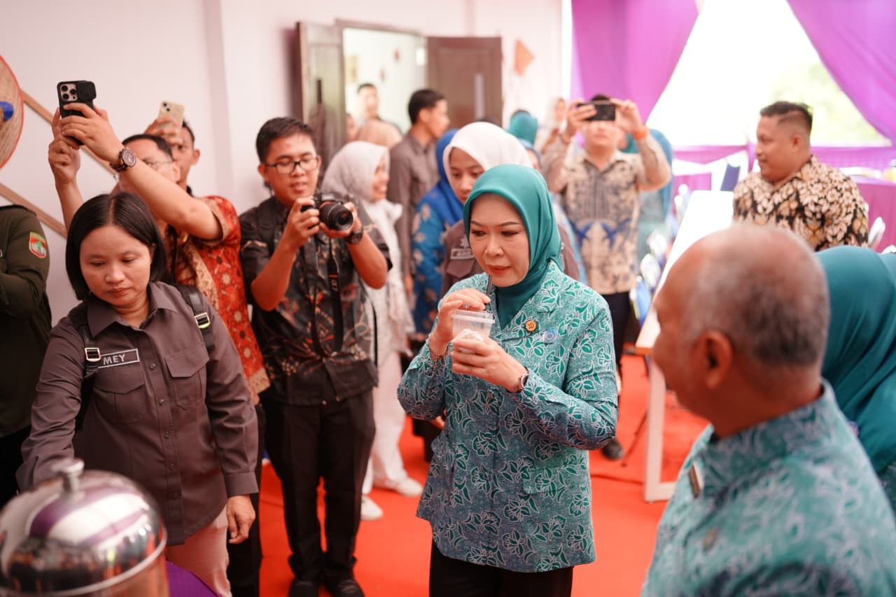 RESMIKAN SEKRETARIAT PKK MUSI RAWAS, FEBY DERU AJAK KADER OPTIMALKAN POTENSI LOKAL