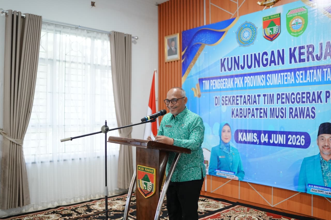 RESMIKAN SEKRETARIAT PKK MUSI RAWAS, FEBY DERU AJAK KADER OPTIMALKAN POTENSI LOKAL