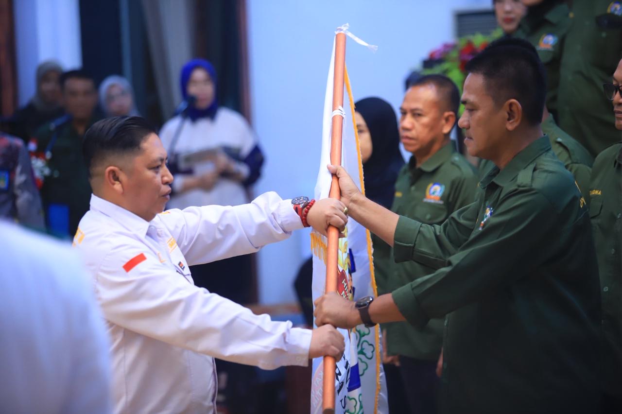 Hadiri Pelantikan HMTN MP Sumsel, Herman Deru Ajak Ubah Mindset Petani Jadi Entrepreneur Tangguh