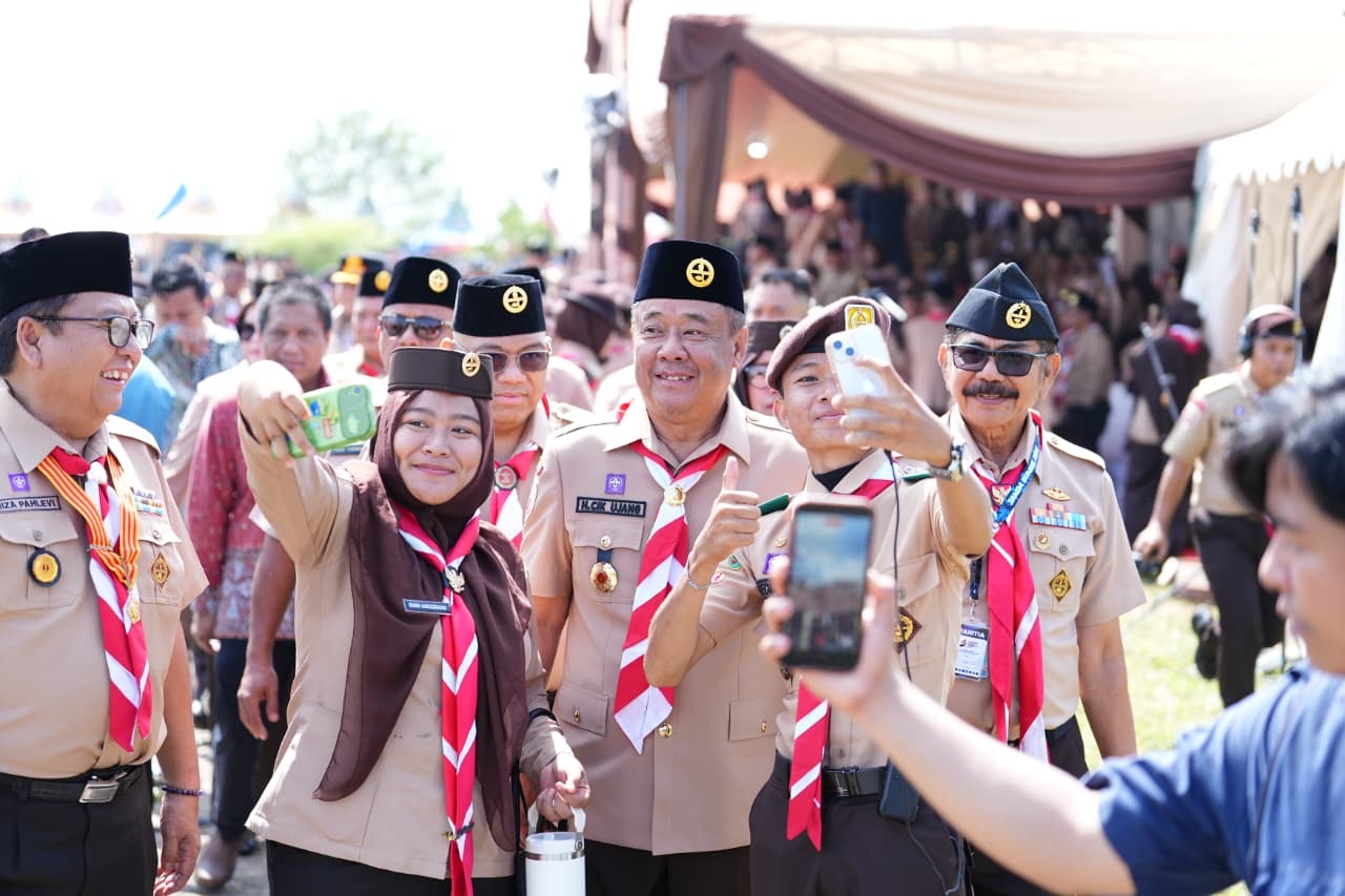 Buka Jambore Daerah IX, Wagub Sumsel Cik Ujang Ajak Pramuka Jadi Pelopor Teknologi dan Mandiri Pangan