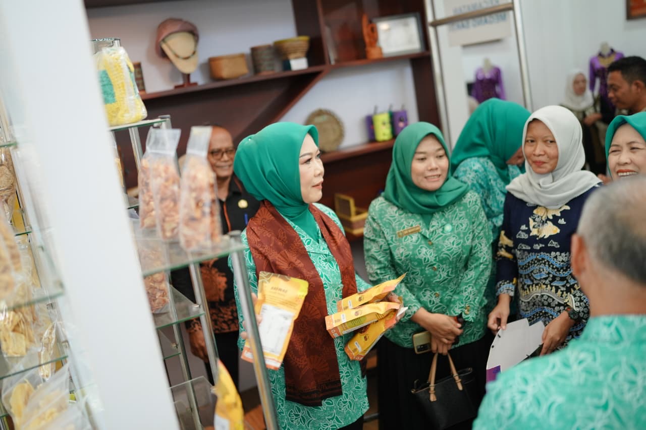 RESMIKAN SEKRETARIAT PKK MUSI RAWAS, FEBY DERU AJAK KADER OPTIMALKAN POTENSI LOKAL