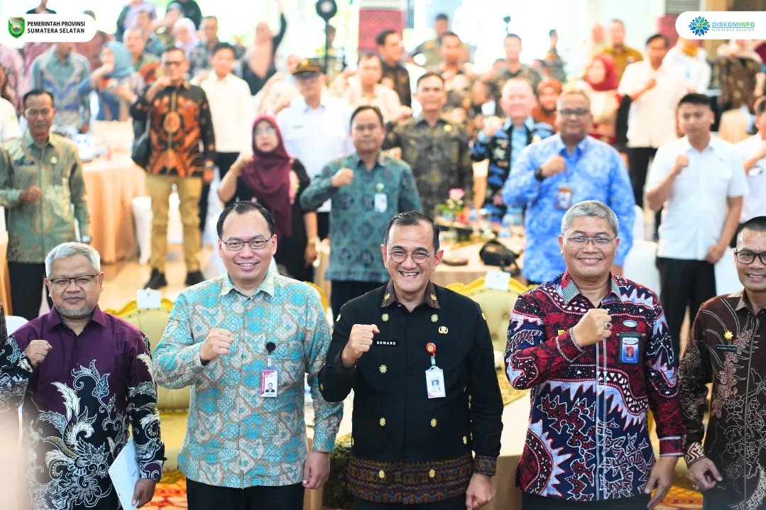 Sekda Sumsel Hadiri Rakor Pemberantasan Korupsi Area Pengadaan Barang dan Jasa yang Digelar KPK RI