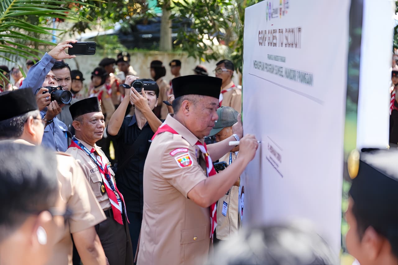 Buka Jambore Daerah IX, Wagub Sumsel Cik Ujang Ajak Pramuka Jadi Pelopor Teknologi dan Mandiri Pangan