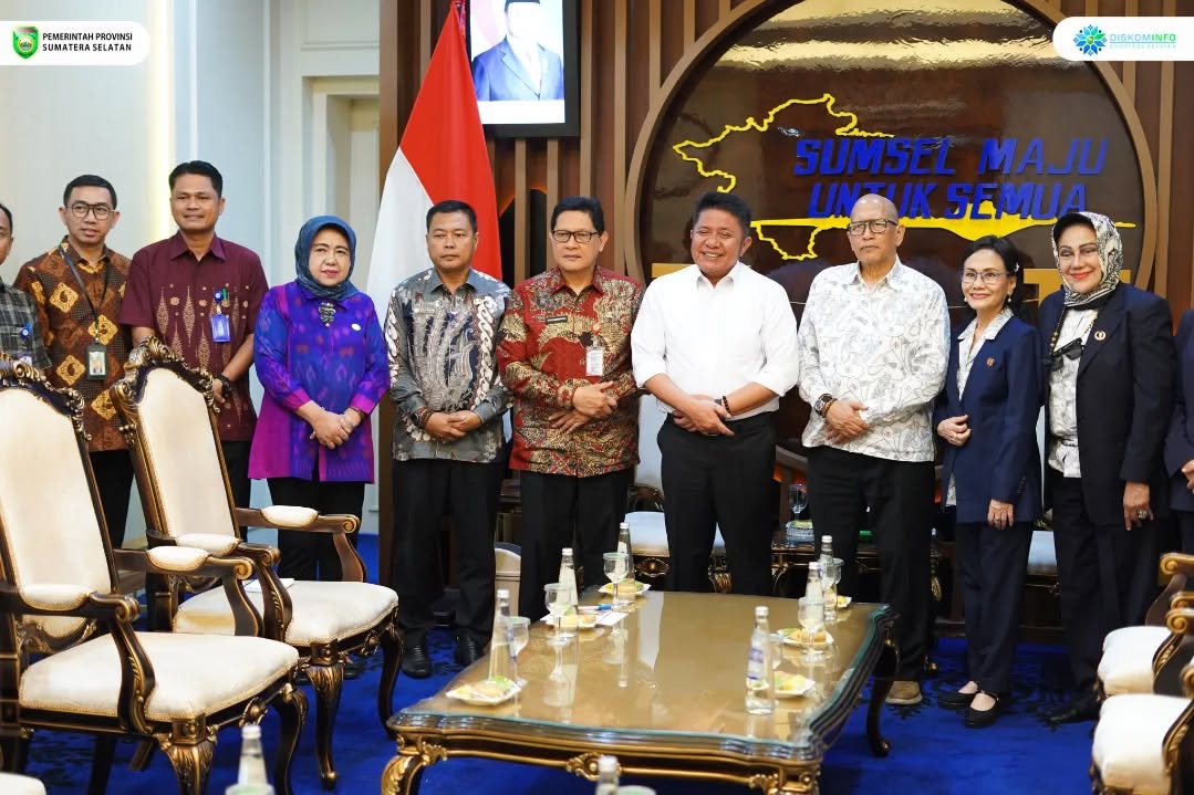 Gubernur Sumsel Herman Deru Menerima Pengurus Yayasan Kanker Indonesia