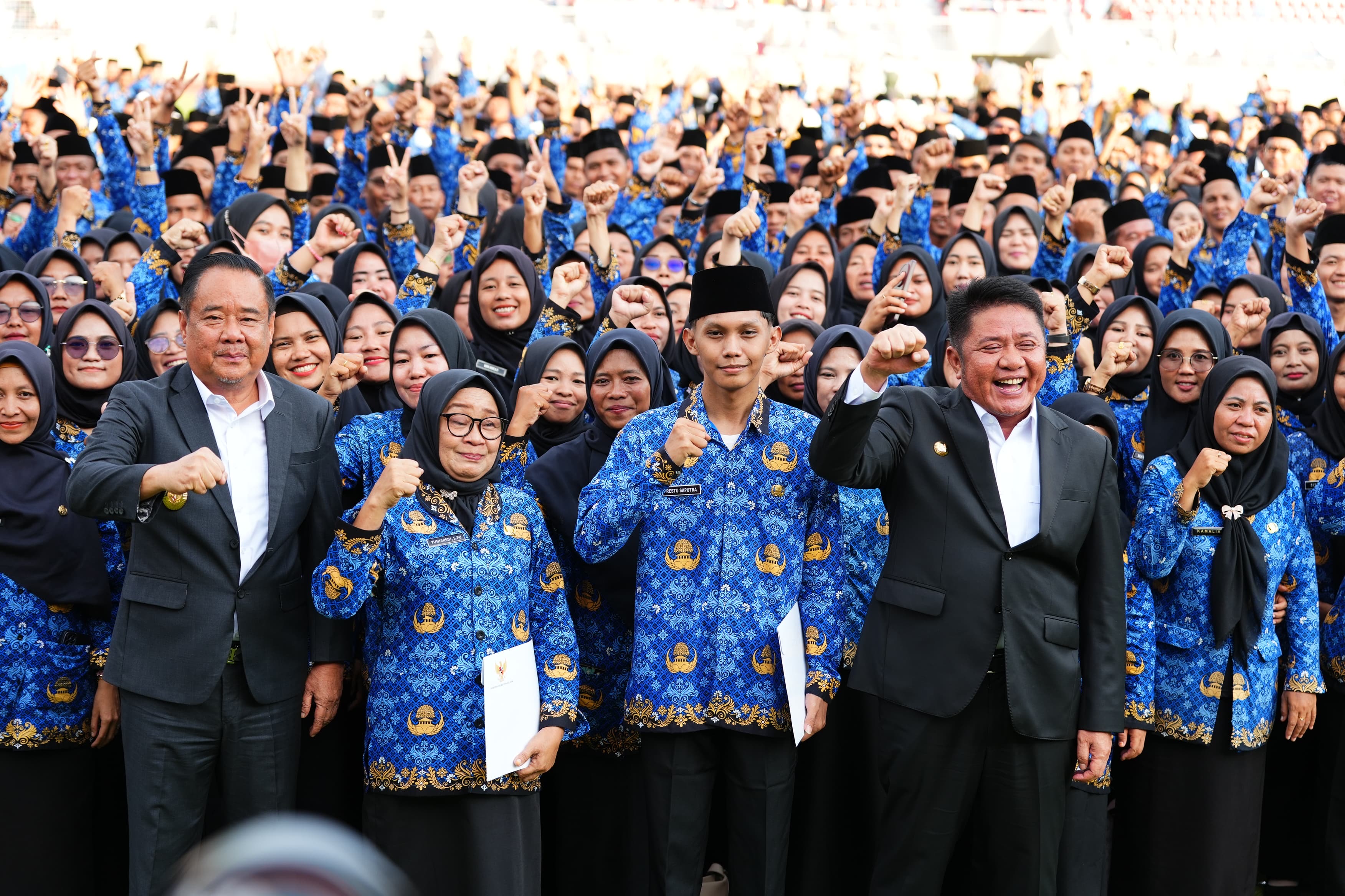 HDCU Resmikan 5.990 PPPK Paruh Waktu Pemprov Sumsel