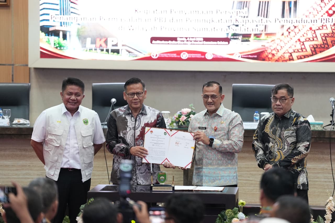 Perkuat Pencegahan Korupsi PBJ, Pemprov Sumsel Gandeng KPK dan LKPP Melalui Integrasi Sistem Pengaduan