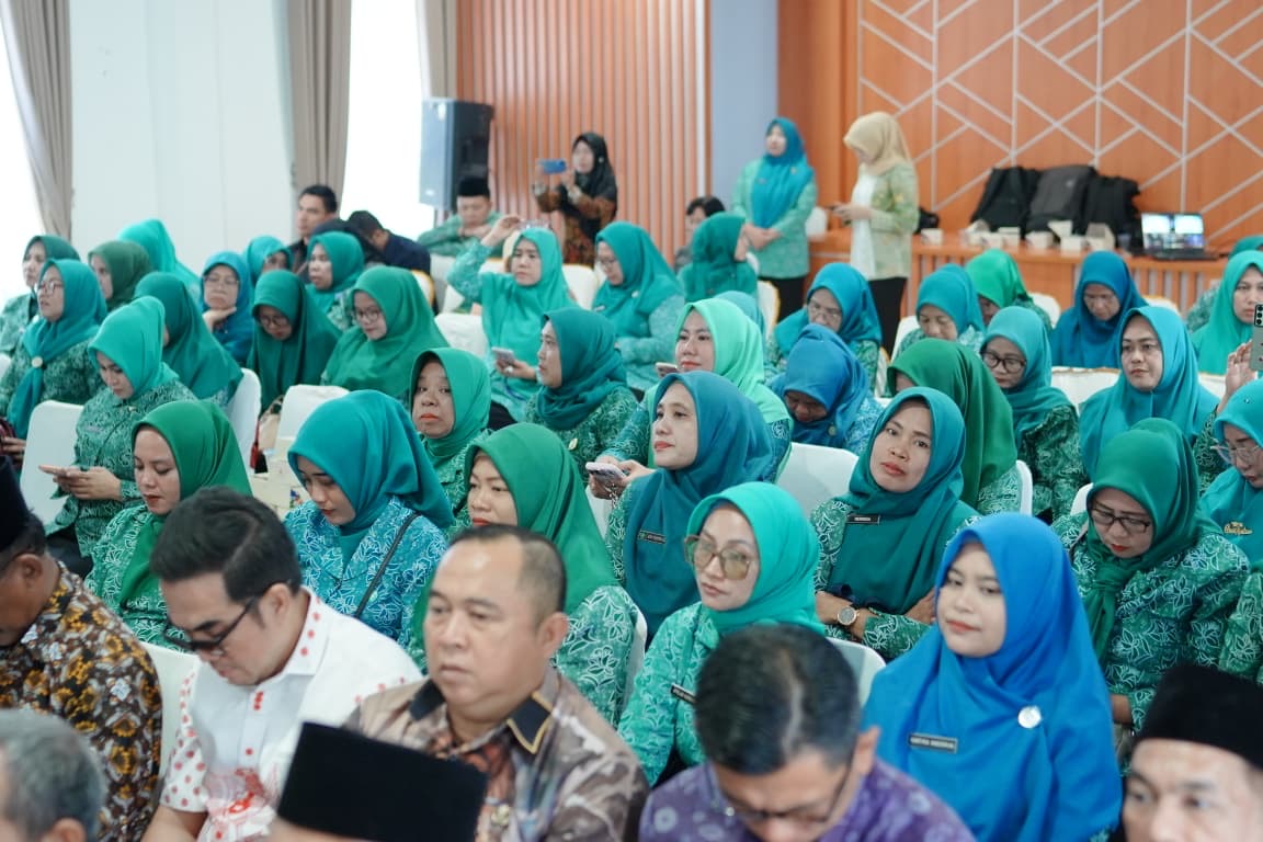 RESMIKAN SEKRETARIAT PKK MUSI RAWAS, FEBY DERU AJAK KADER OPTIMALKAN POTENSI LOKAL
