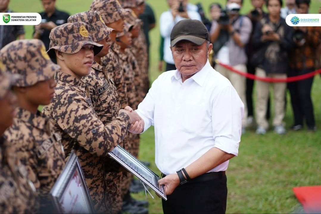 Haru dan Bangga, Gubernur Herman Deru Lepas Para Alumni Laskar Pandu Satria Optimis alumni akan menginspirasi dan menjadi contoh