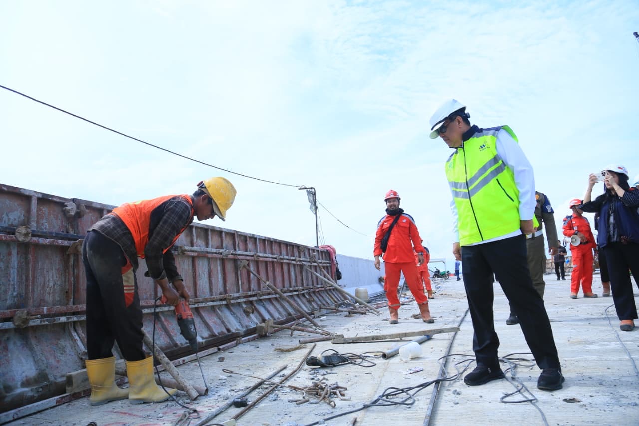 Wagub Sumsel Targetkan Jembatan Musi V Bisa Dilintasi Saat Mudik Lebaran 2026