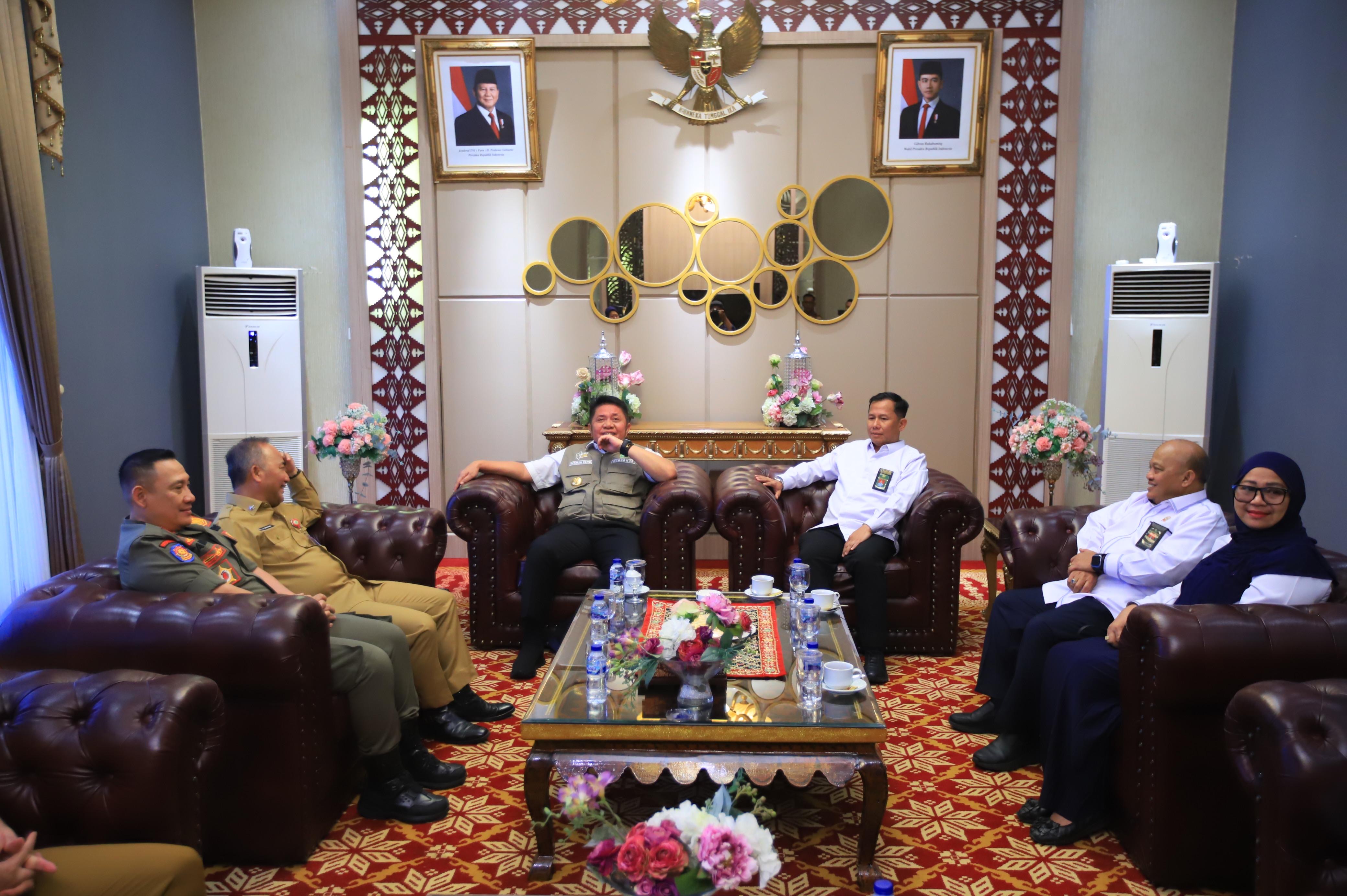 Herman Deru Terima Dirjen Badilmiltun Mahkamah Agung RI