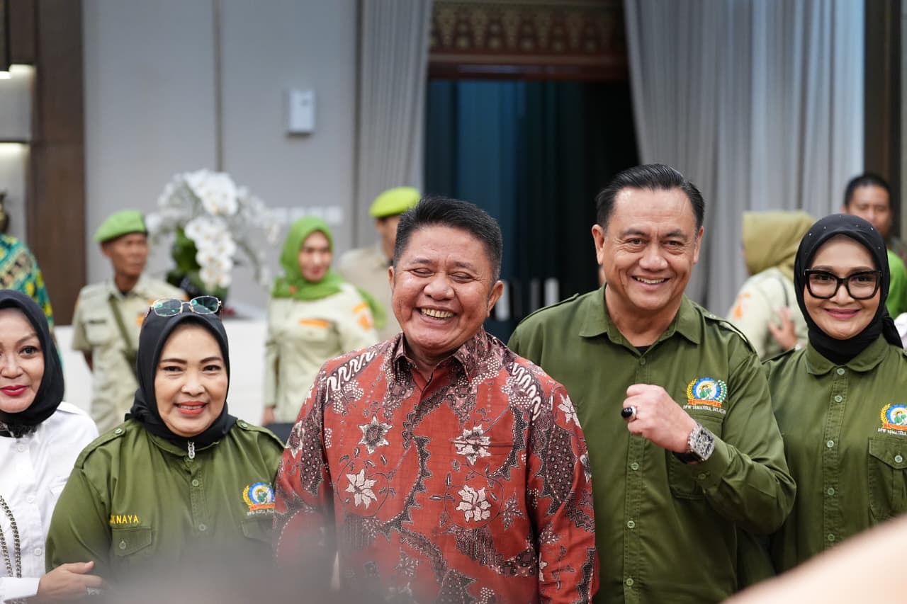 Hadiri Pelantikan HMTN MP Sumsel, Herman Deru Ajak Ubah Mindset Petani Jadi Entrepreneur Tangguh