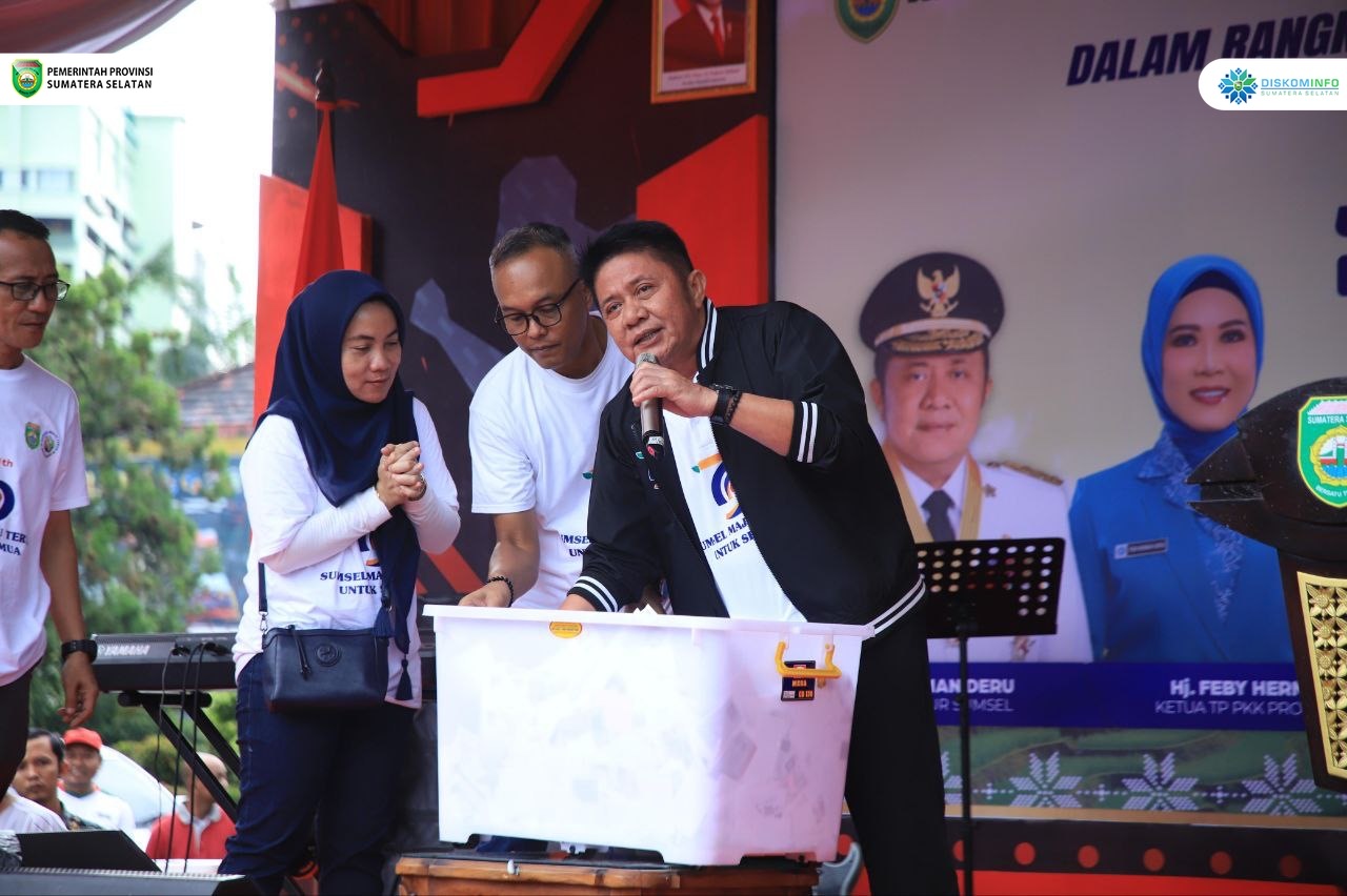 Rayakan HUT Sumsel, Herman Deru Ajak Semua Pihak Bersinergi Majukan Daerah