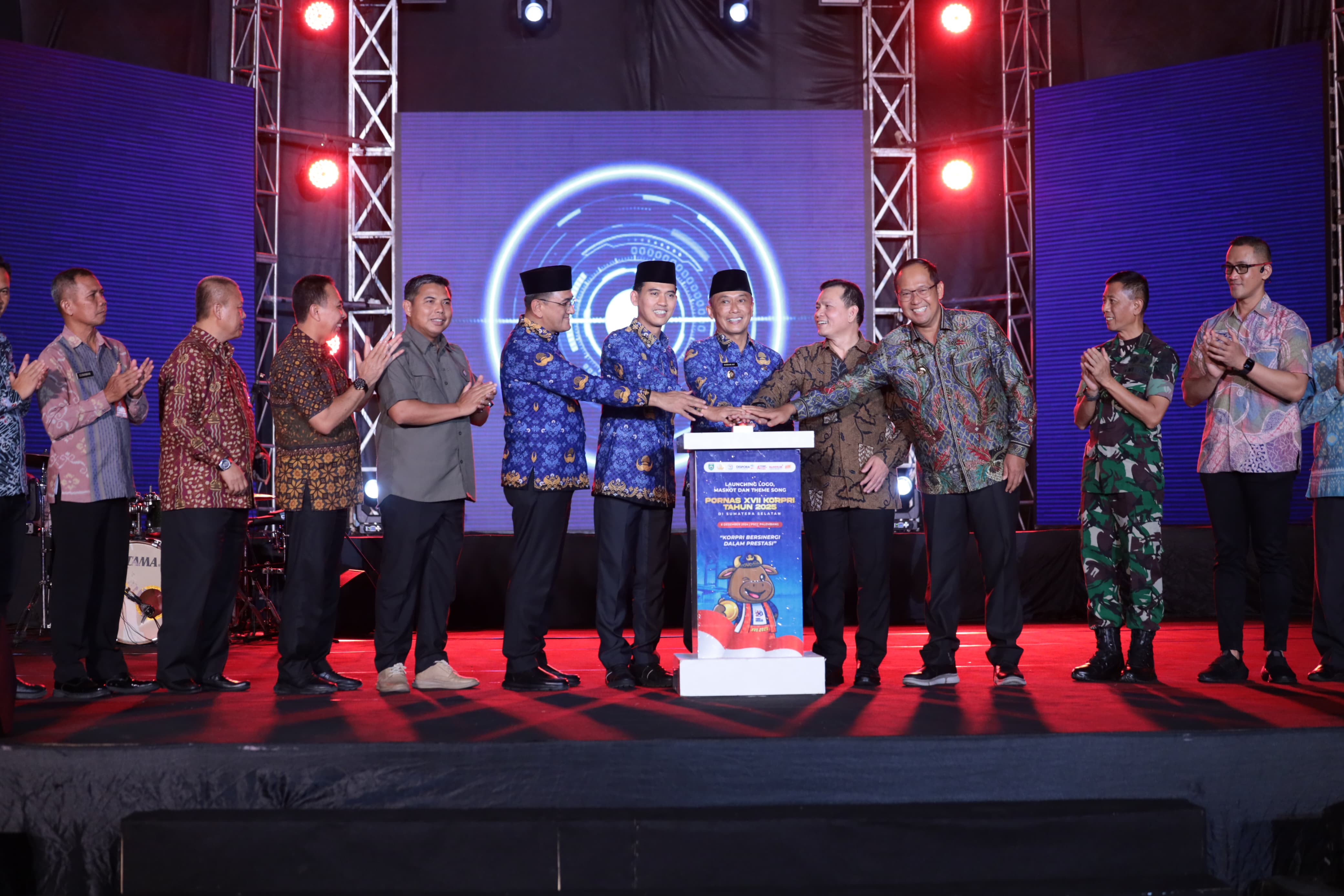 Luncurkan Logo, Maskot dan Theme Song, Sumsel Siap Menjadi Tuan Rumah PORNAS KORPRI XVII Tahun  2025