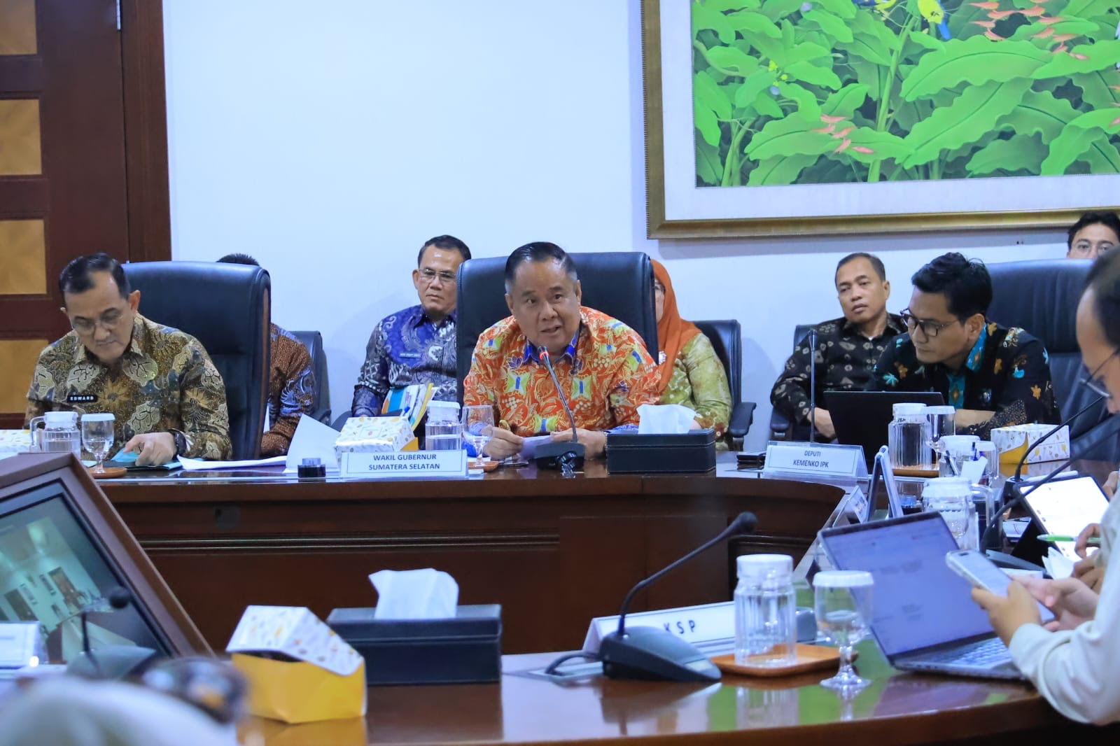 Wagub Sumsel Rakor Percepatan Pembangunan Tol Trans Sumatera di Kantor Staf Kepresidenan Jakarta