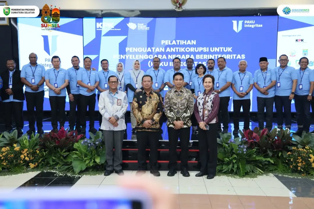 Wagub Sumsel Hadiri Pembukaan Pelatihan Penguatan Anti Korupsi