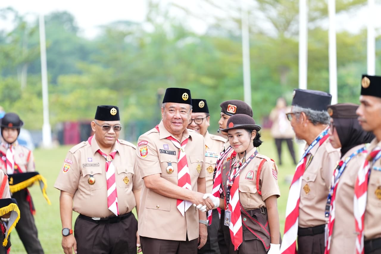 Buka Jambore Daerah IX, Wagub Sumsel Cik Ujang Ajak Pramuka Jadi Pelopor Teknologi dan Mandiri Pangan