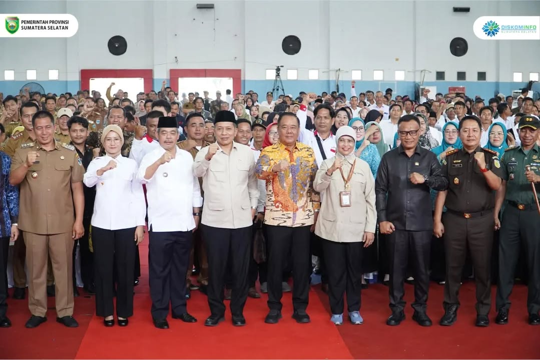 Wagub Sumsel H. Cik Ujang Bangga Lahat 100% Rampungkan Pembentukan Koperasi Desa Merah Putih
