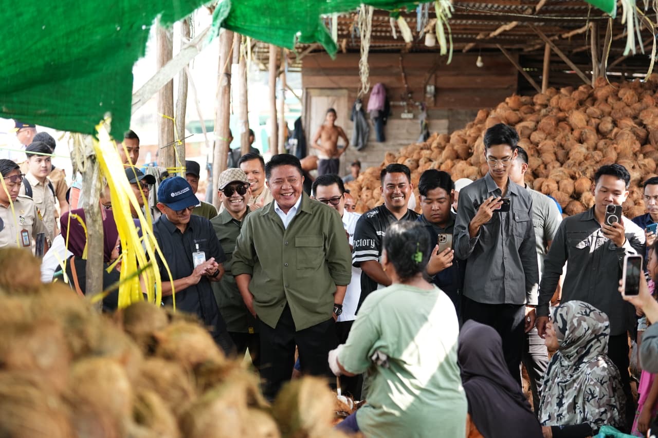 Dukung 'Sultan Muda' Ekspor Kelapa ke Asia, Herman Deru Gandeng BI dan OJK untuk Dorong Potensi Daerah