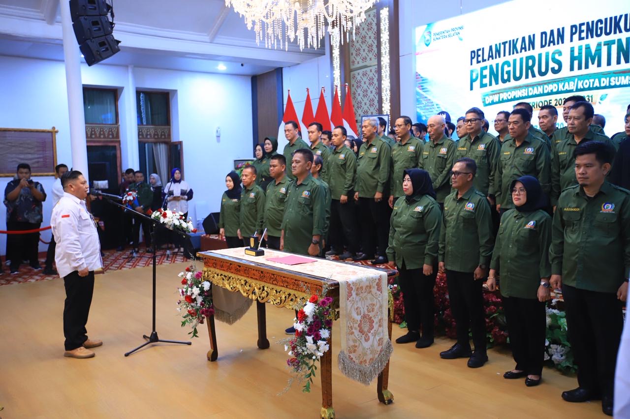 Hadiri Pelantikan HMTN MP Sumsel, Herman Deru Ajak Ubah Mindset Petani Jadi Entrepreneur Tangguh