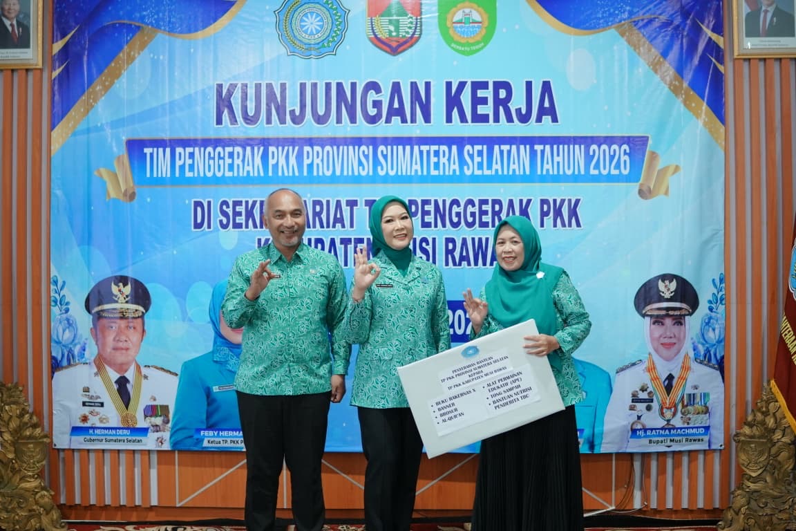 RESMIKAN SEKRETARIAT PKK MUSI RAWAS, FEBY DERU AJAK KADER OPTIMALKAN POTENSI LOKAL