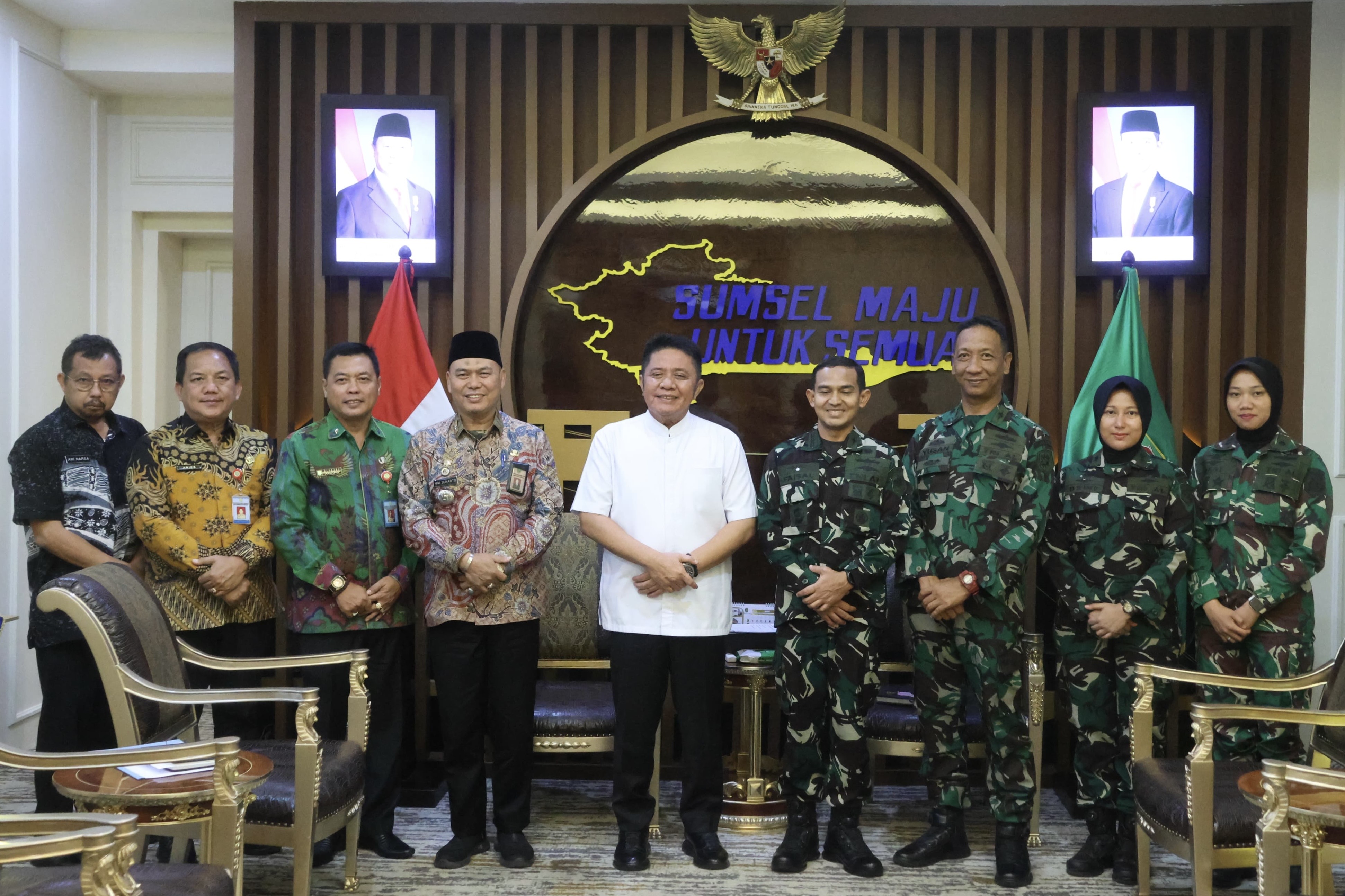 HD Terima Kunjungan Danlanal Palembang Bahas Persiapan Pemindahan Pelabuhan Boom Baru ke Tanjung Carat