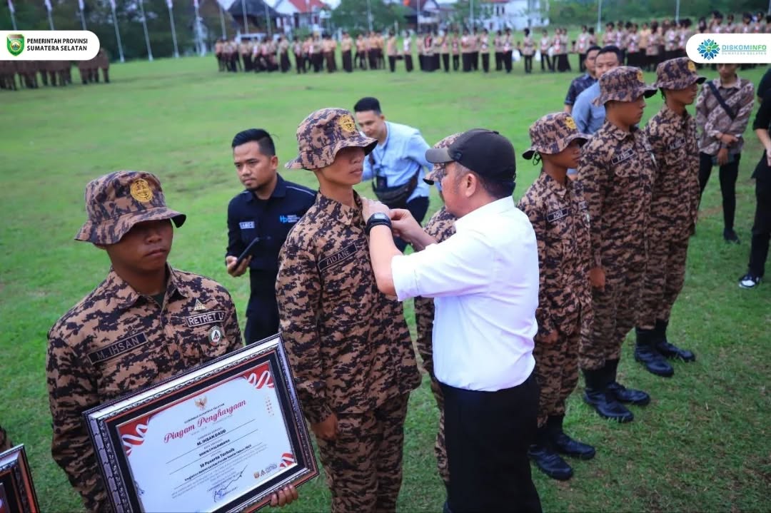 Haru dan Bangga, Gubernur Herman Deru Lepas Para Alumni Laskar Pandu Satria Optimis alumni akan menginspirasi dan menjadi contoh