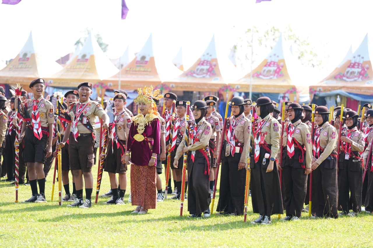 Buka Jambore Daerah IX, Wagub Sumsel Cik Ujang Ajak Pramuka Jadi Pelopor Teknologi dan Mandiri Pangan