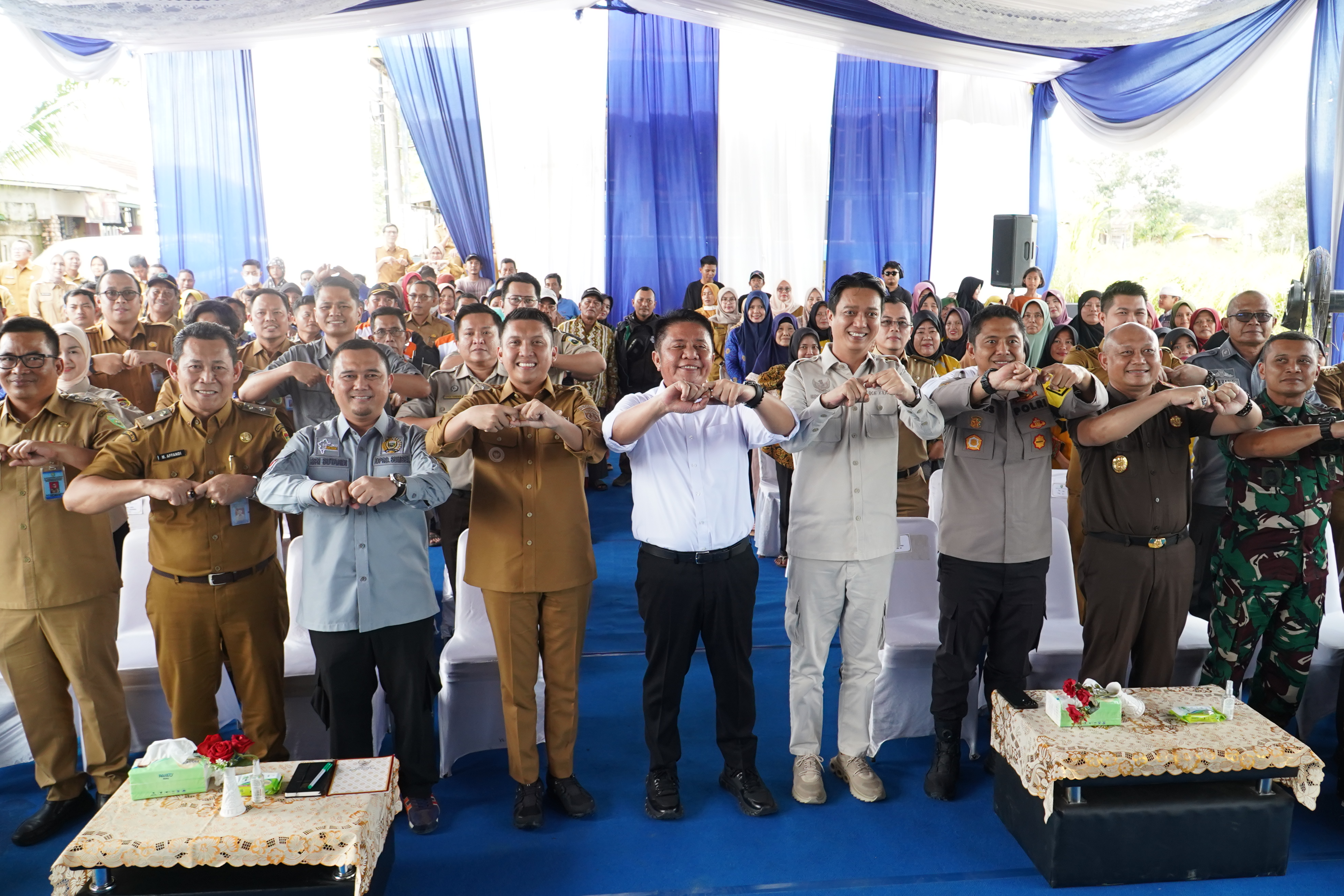 HD Ajak Masyarakat Jaga Infrastruktur Jalan dan Jembatan di Ogan Ilir