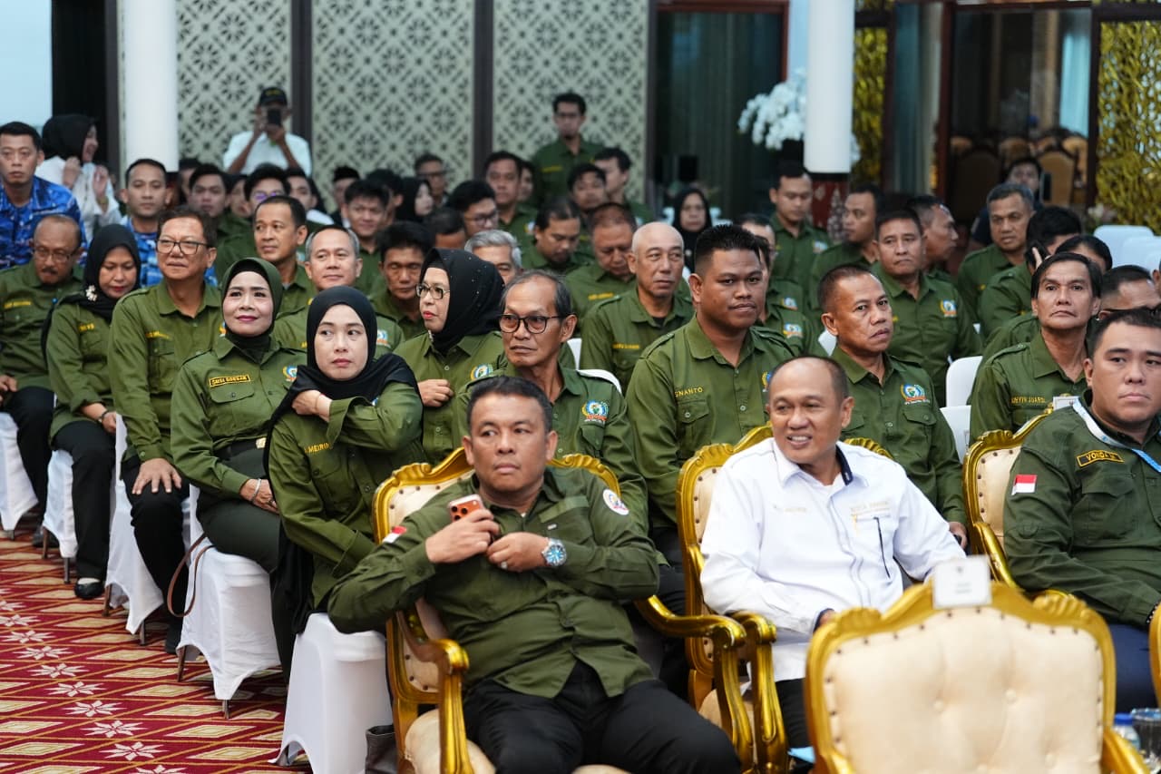 Hadiri Pelantikan HMTN MP Sumsel, Herman Deru Ajak Ubah Mindset Petani Jadi Entrepreneur Tangguh