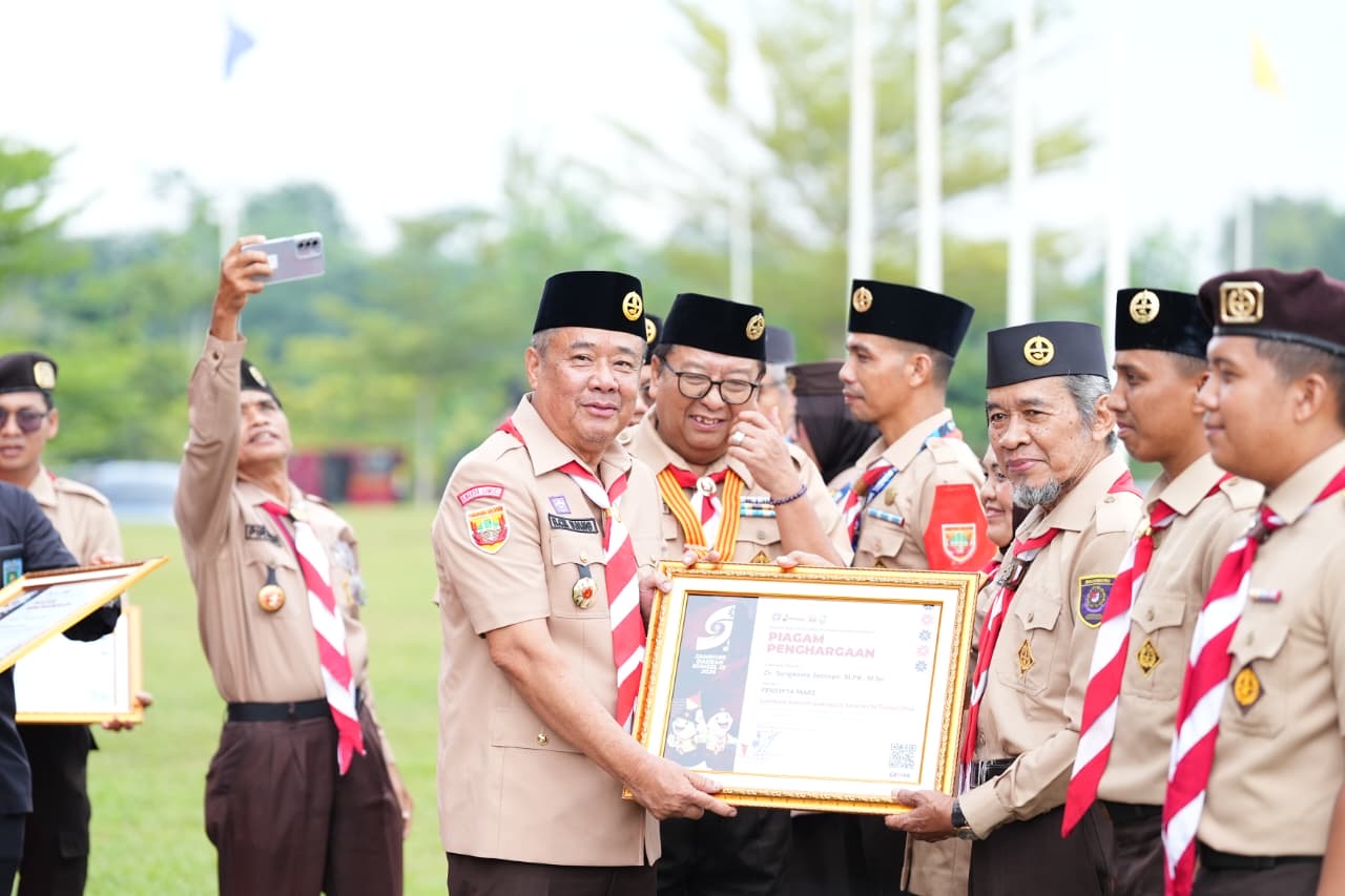 Buka Jambore Daerah IX, Wagub Sumsel Cik Ujang Ajak Pramuka Jadi Pelopor Teknologi dan Mandiri Pangan