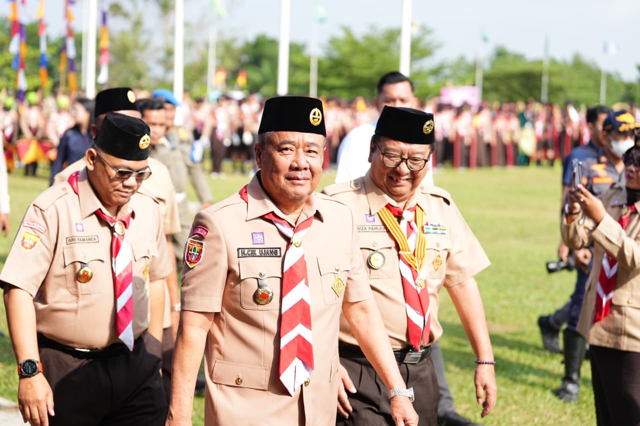 Buka Jambore Daerah IX, Wagub Sumsel Cik Ujang Ajak Pramuka Jadi Pelopor Teknologi dan Mandiri Pangan
