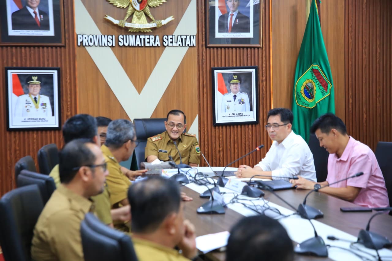 Transisi Energi Bersih Dimulai dari Sampah, Pemprov Sumsel Bahas Penlok PLTSa Palembang