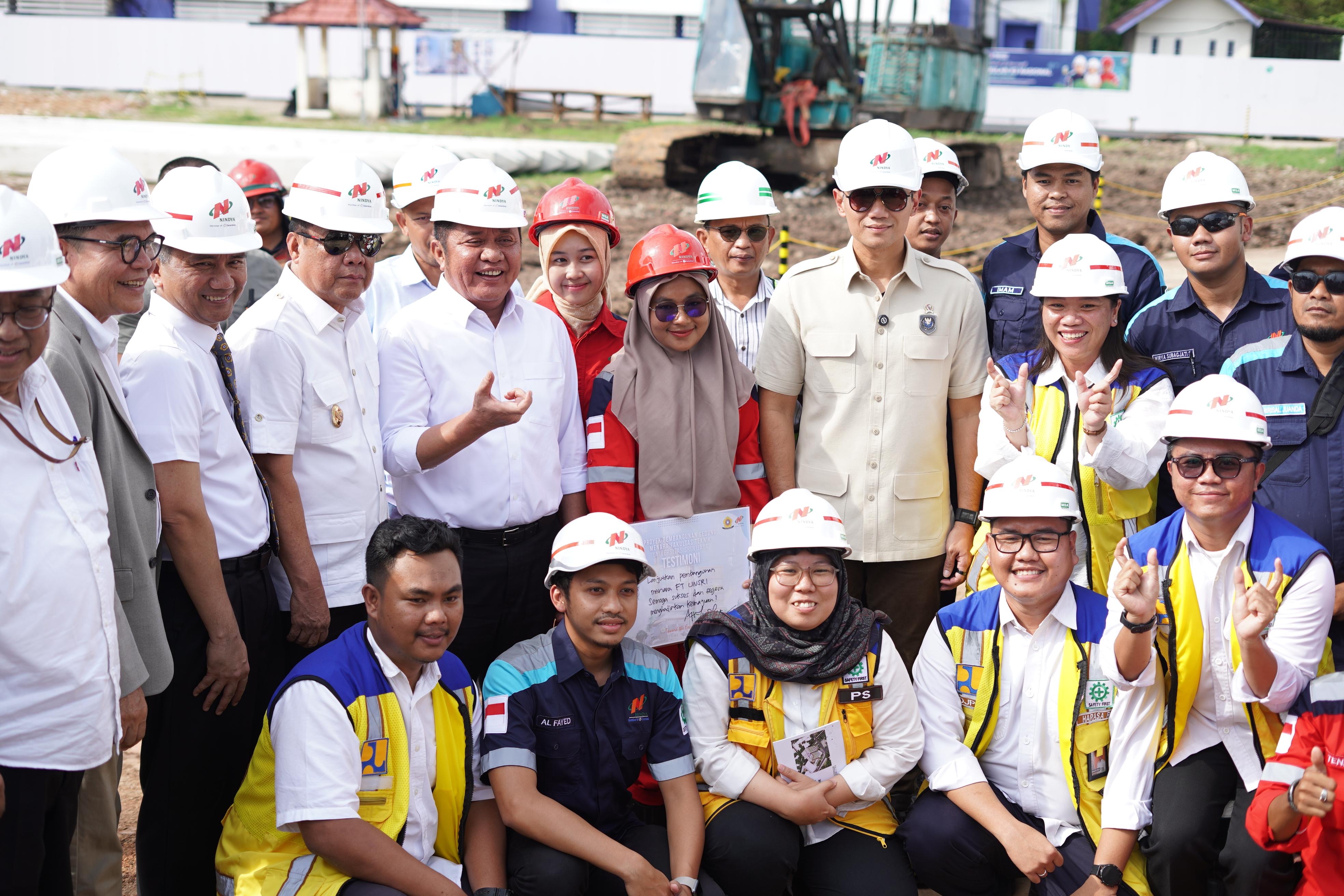 HDCU Dampingi Menko AHY Tinjau Rusun Mahasiswa Unsri, Dukungan Nyata Hunian Layak bagi Mahasiswa