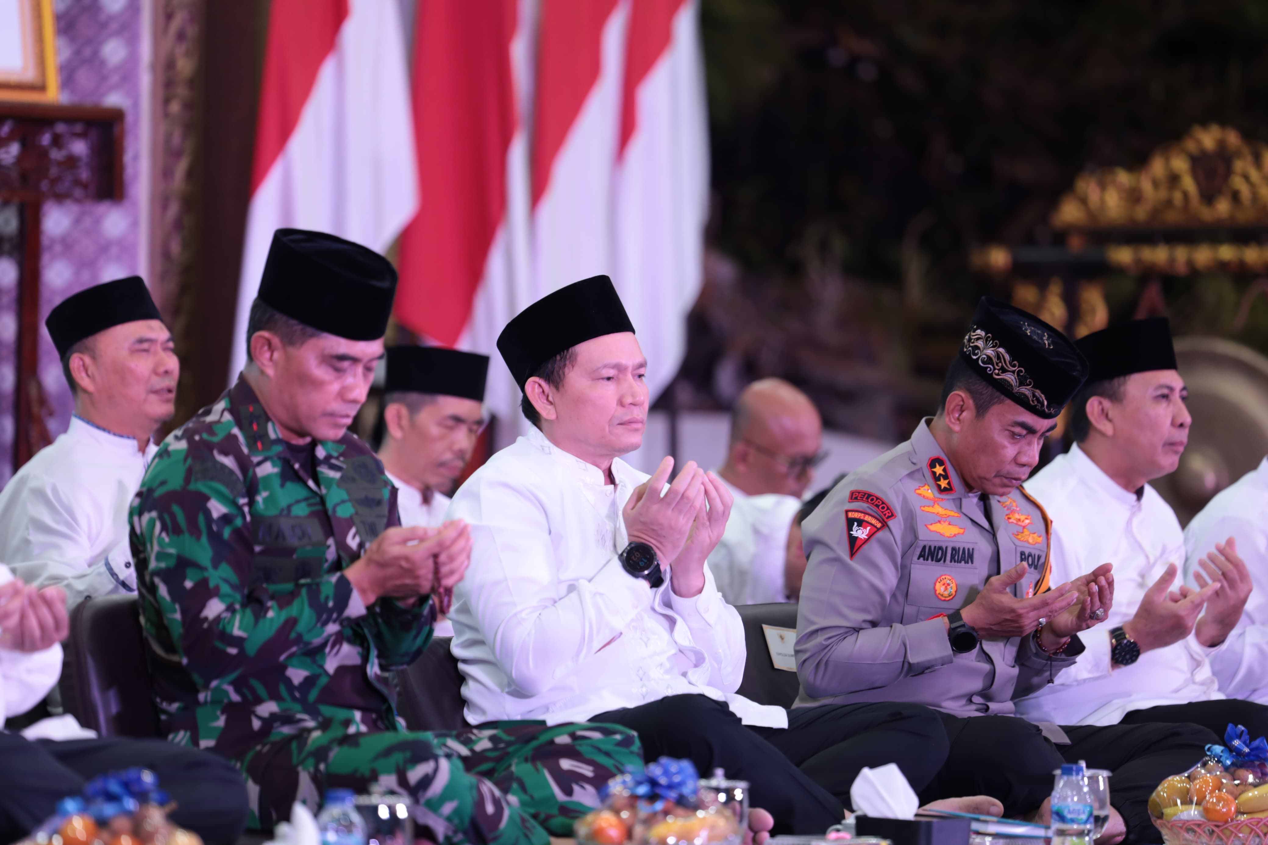 Pj Gubernur Sumsel dan Forkopimda Doa Bersama untuk Sumsel Lebih Baik dan Kondusif