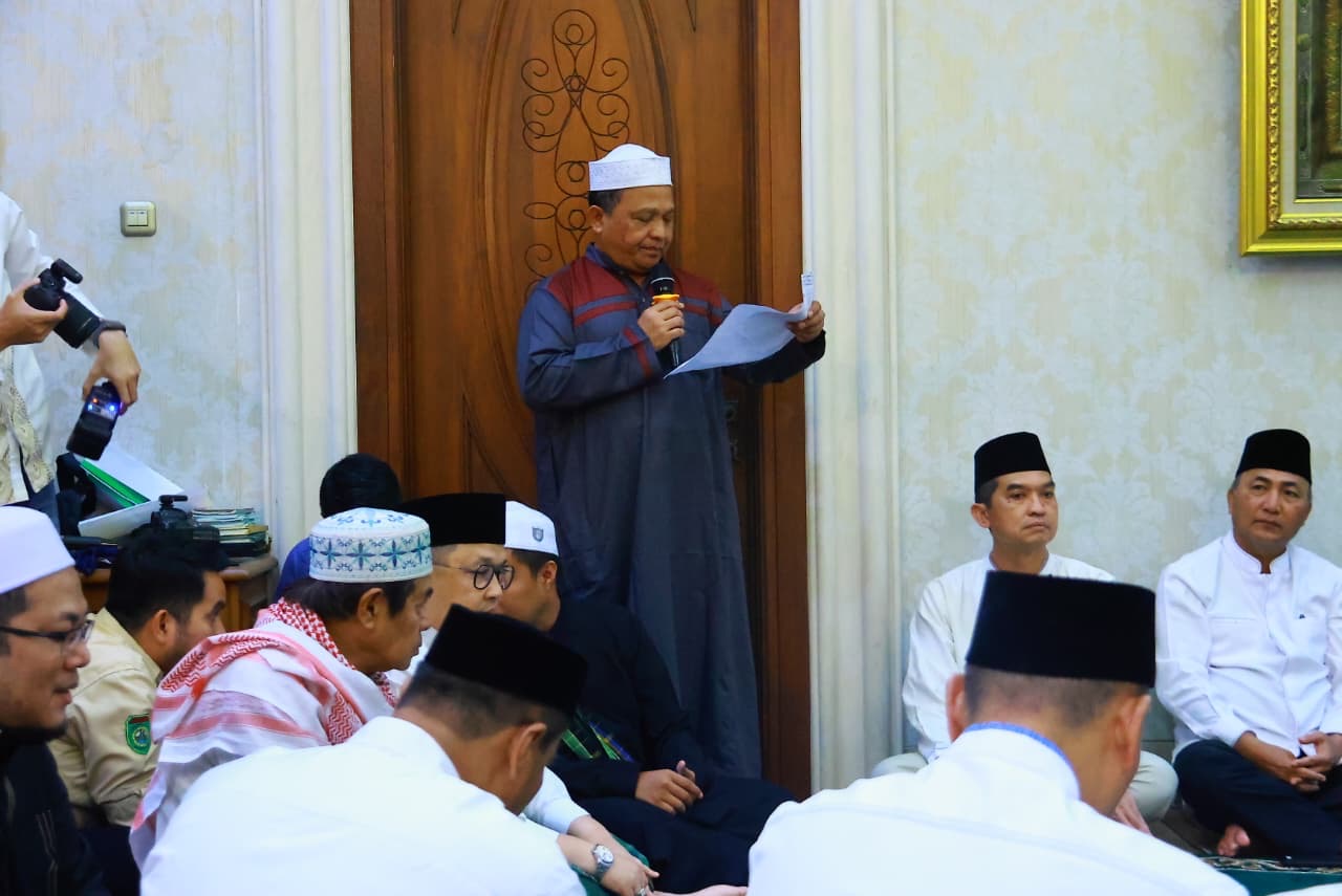 Ramai Hadiri Takziah 7 Hari, Herman Deru Kenang Sosok Alm. H. Halim : Darmawan dan Dekat dengan Masyarakat