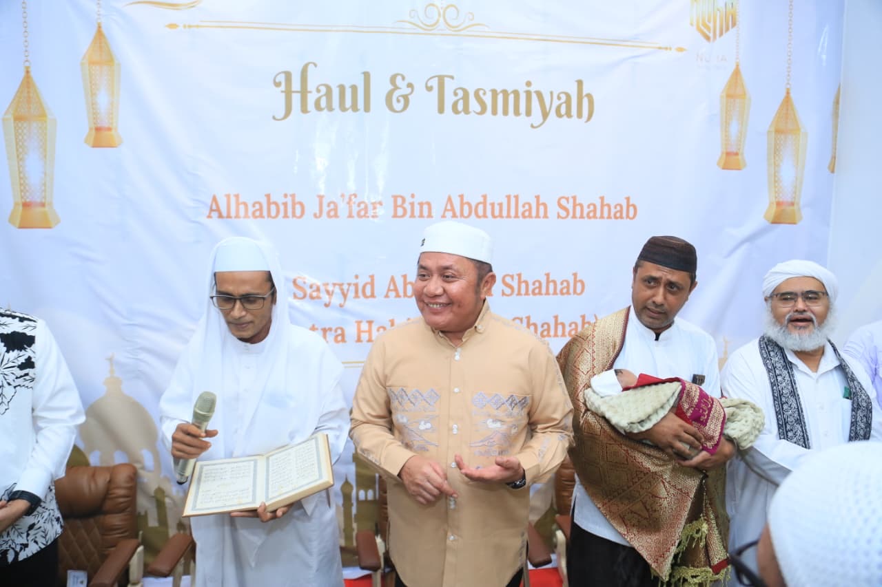 Herman Deru Tekankan Pentingnya Pendidikan Seimbang di Haul Habib Jafar dan Tasmiyah Sayyid Abdullah Shahab