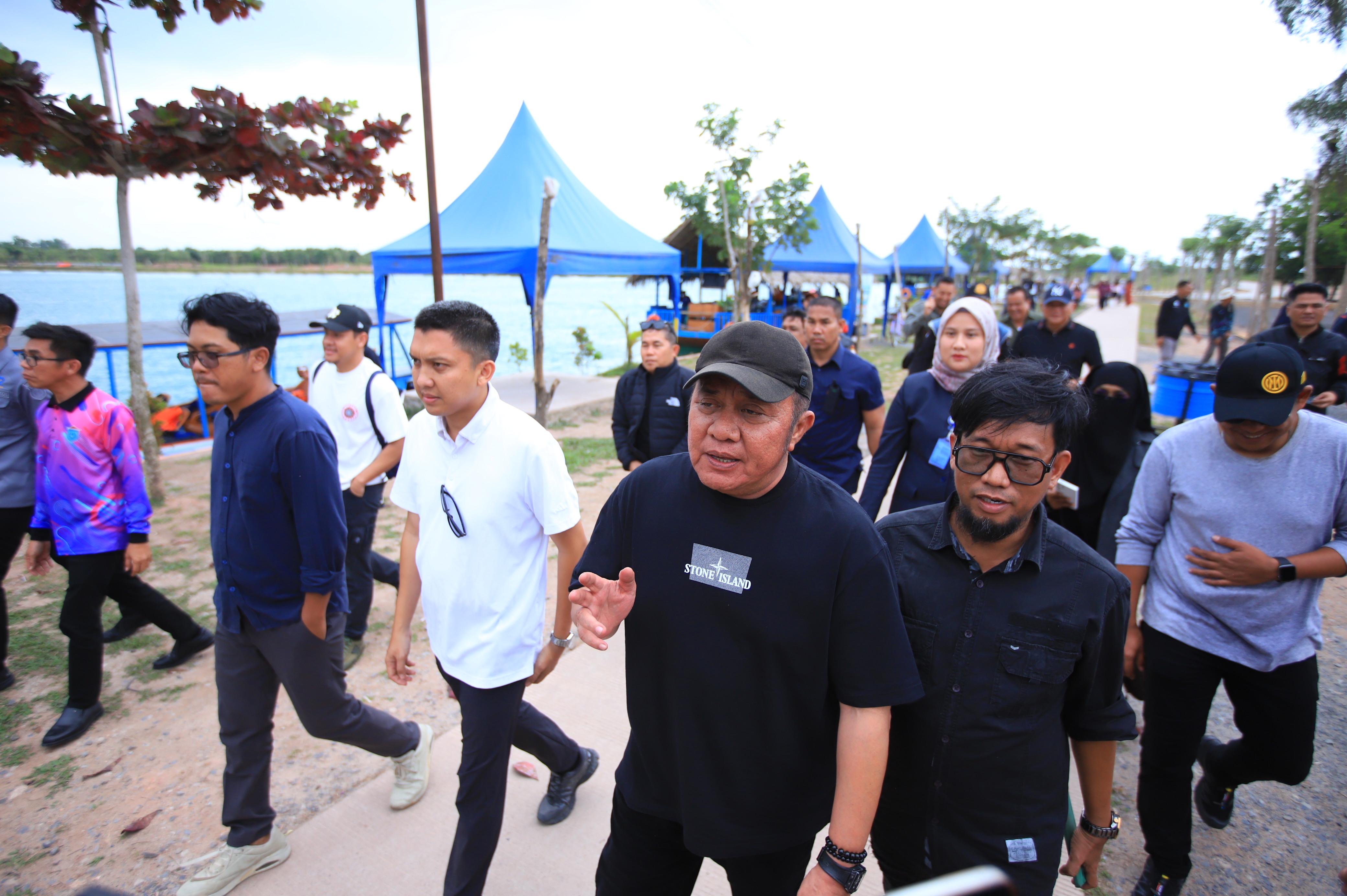 Optimalkan Wisata Daerah, Herman Deru Dorong Pengembangan Destinasi Baru Danau Biru di Ogan Ilir