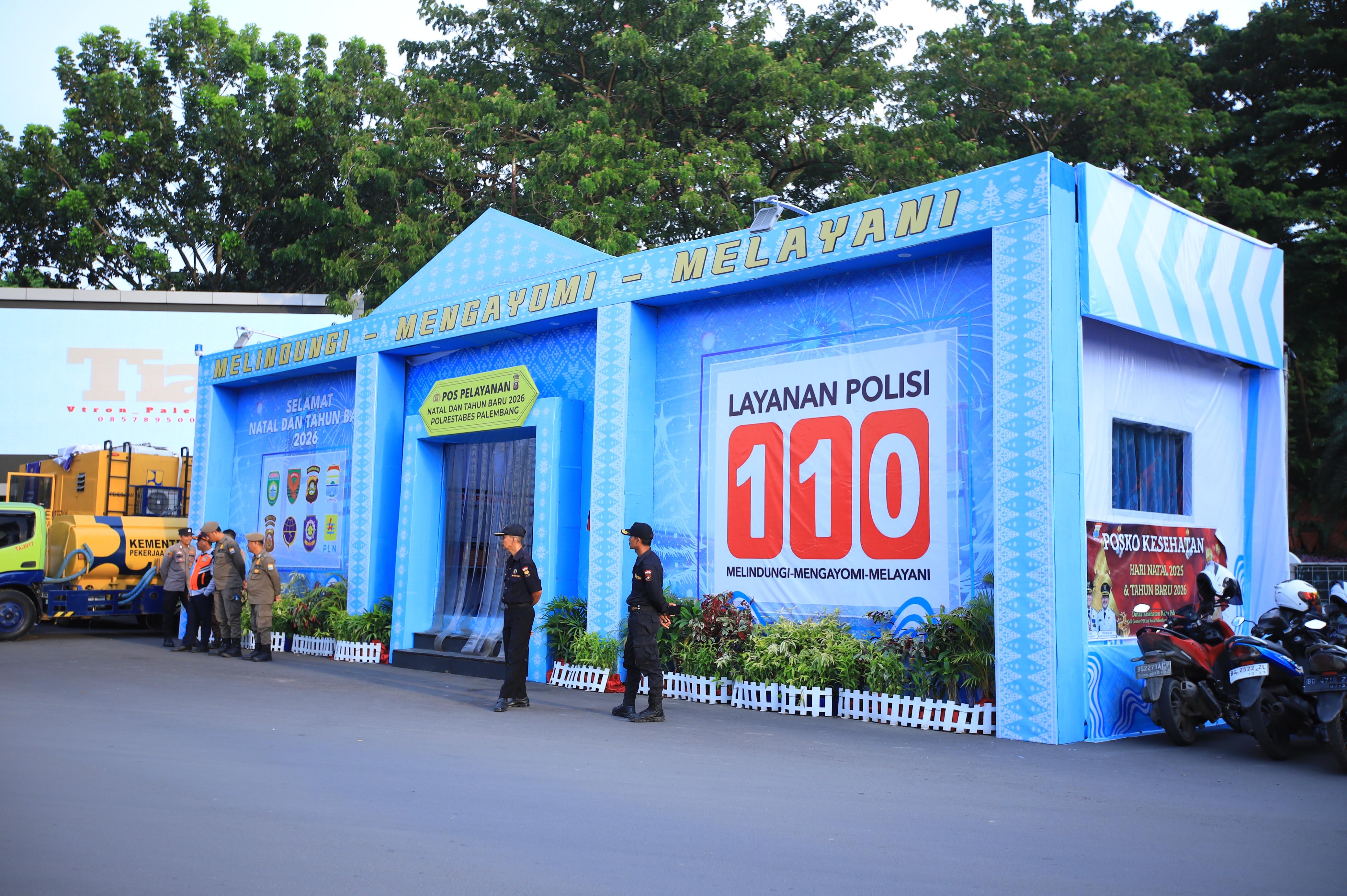 Gubernur Herman Deru Tinjau Pos Operasi Lilin Musi 2025, Pastikan Natal Berjalan Aman dan Nyaman