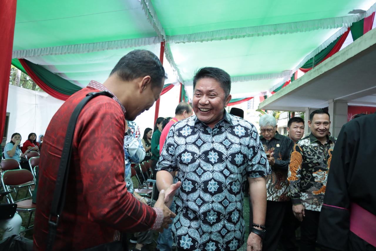 HD Hadiri Open House Natal 2025 Keuskupan Agung Palembang, Bentuk Dukungan Pemerintah Dalam Toleransi Antar Umat