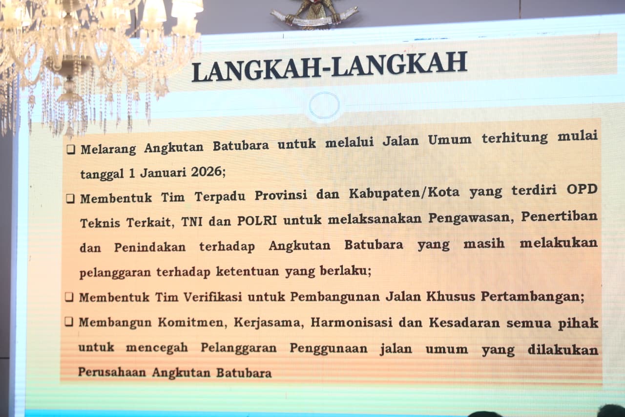 Herman Deru Dorong Keseriusan Pengusaha Untuk Gunakan Jalan Khusus Angkutan Batubara