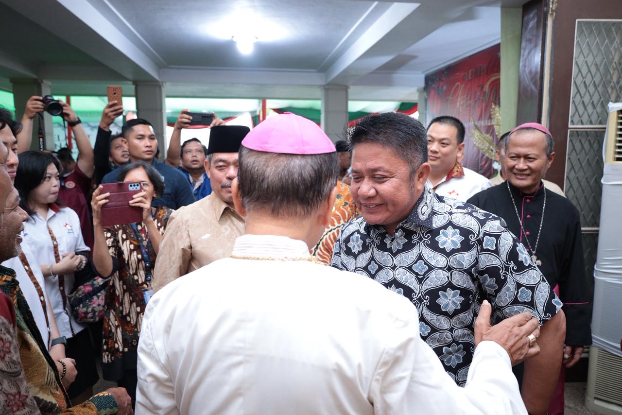 HD Hadiri Open House Natal 2025 Keuskupan Agung Palembang, Bentuk Dukungan Pemerintah Dalam Toleransi Antar Umat
