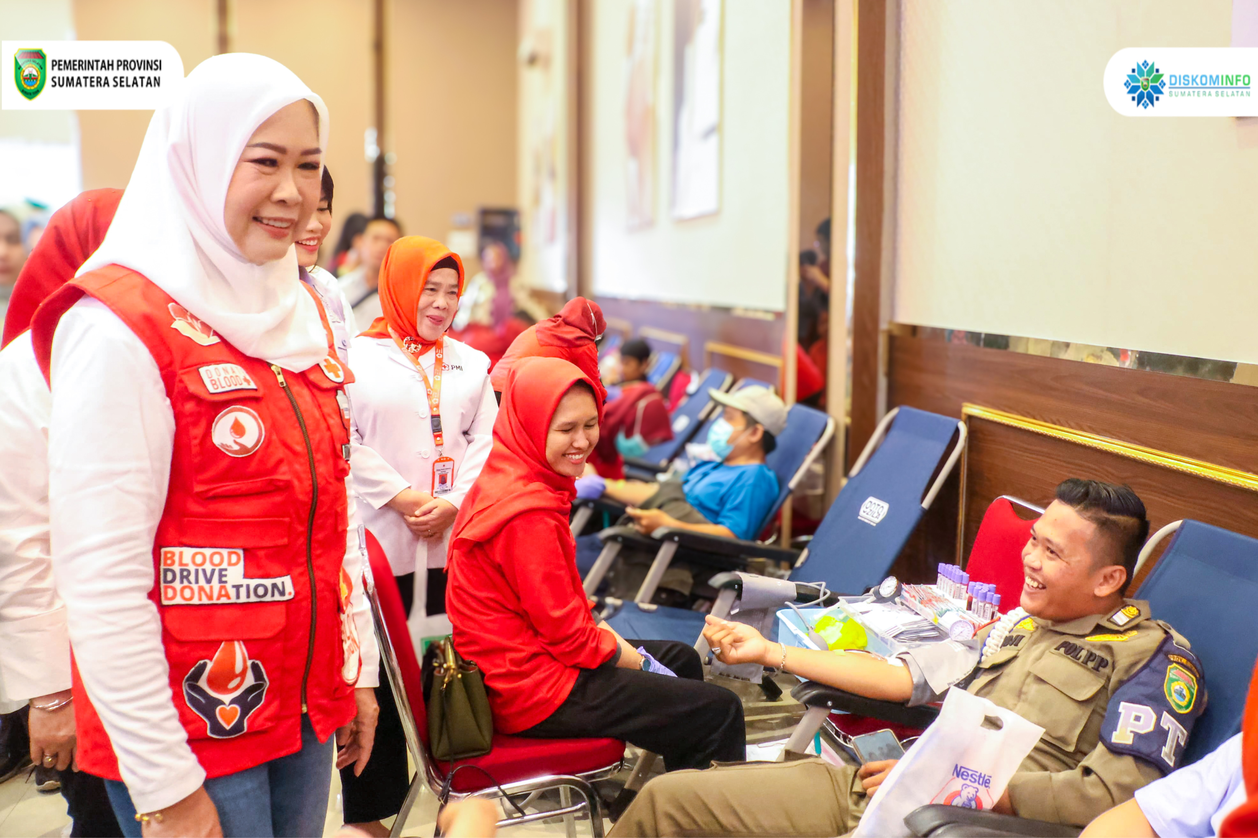 Feby Deru Apresiasi PSMTI Sumsel Yang Konsisten Selenggarakan Kegiatan Donor Darah