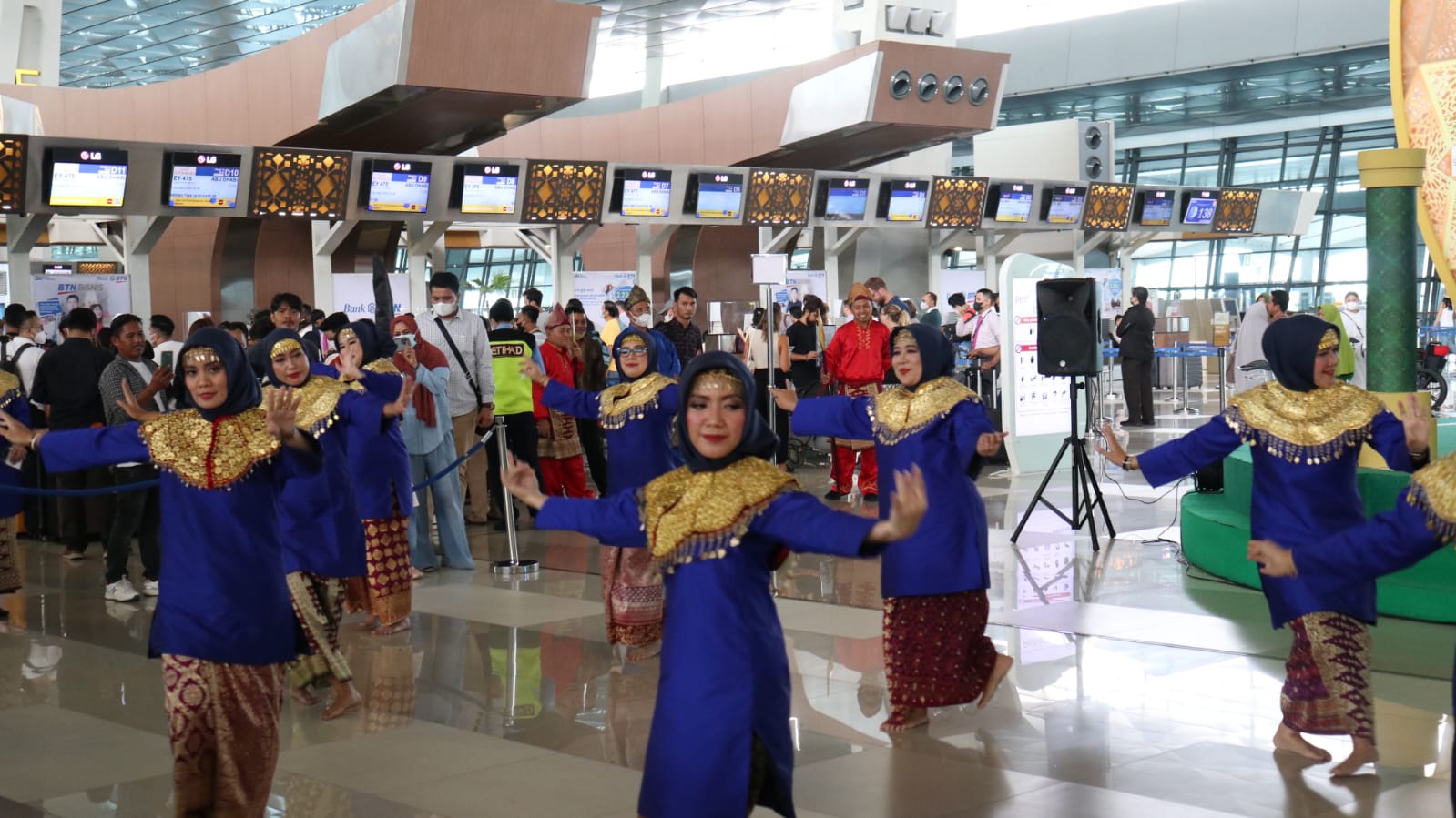 Dukung Presidensi G20, Pemprov Sumsel Gelar Festival Seni Budaya di Bandara Soeta