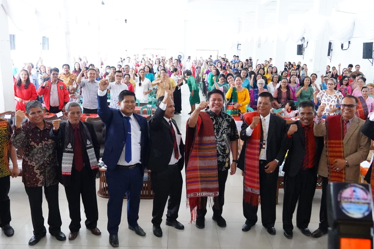 HD Kunjungi Gereja HKBP Sukamaju Palembang