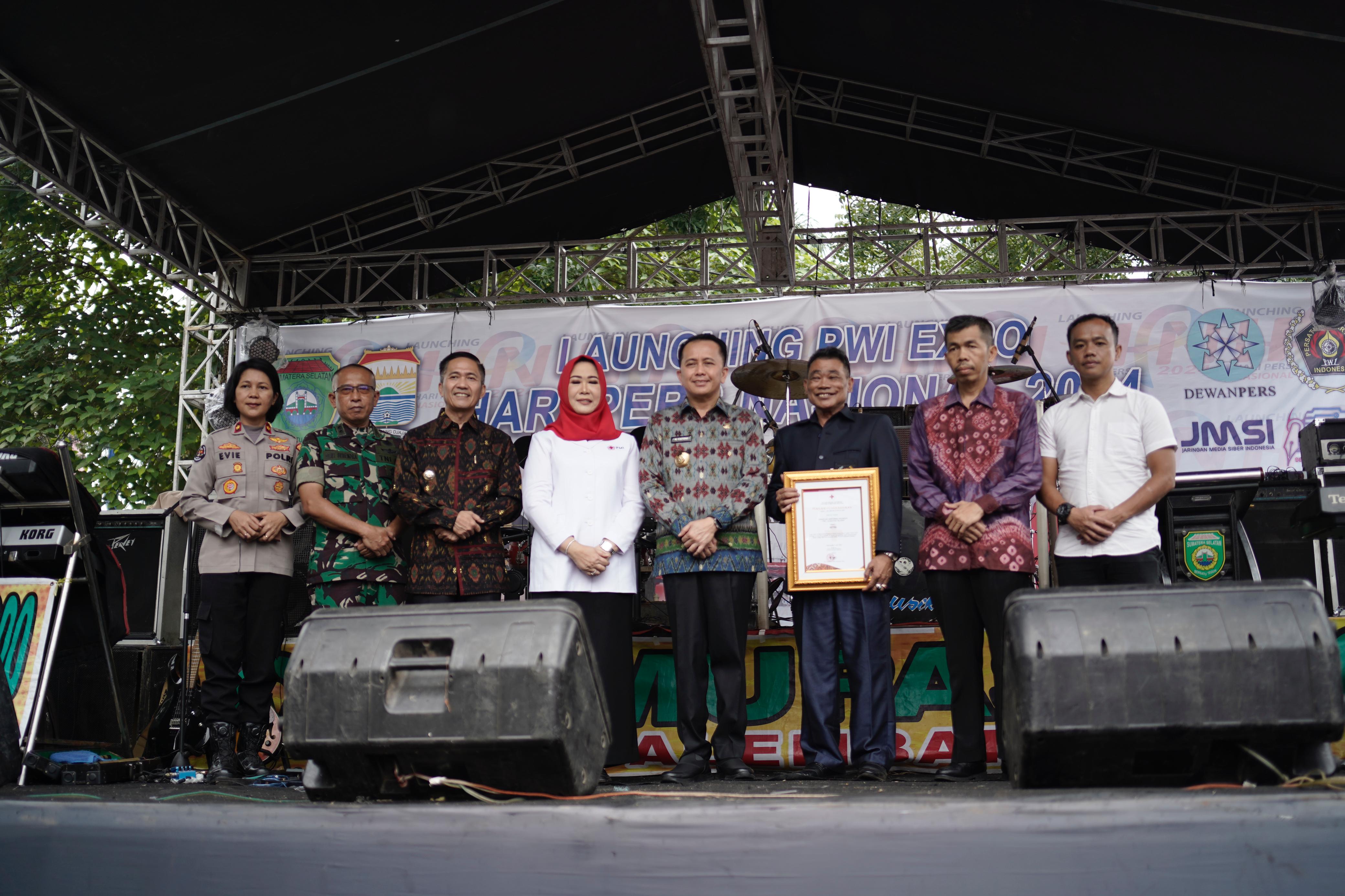 Pj Gubernur Sumsel Gandeng Awak Media Publikasikan Pembangunan di Sumsel