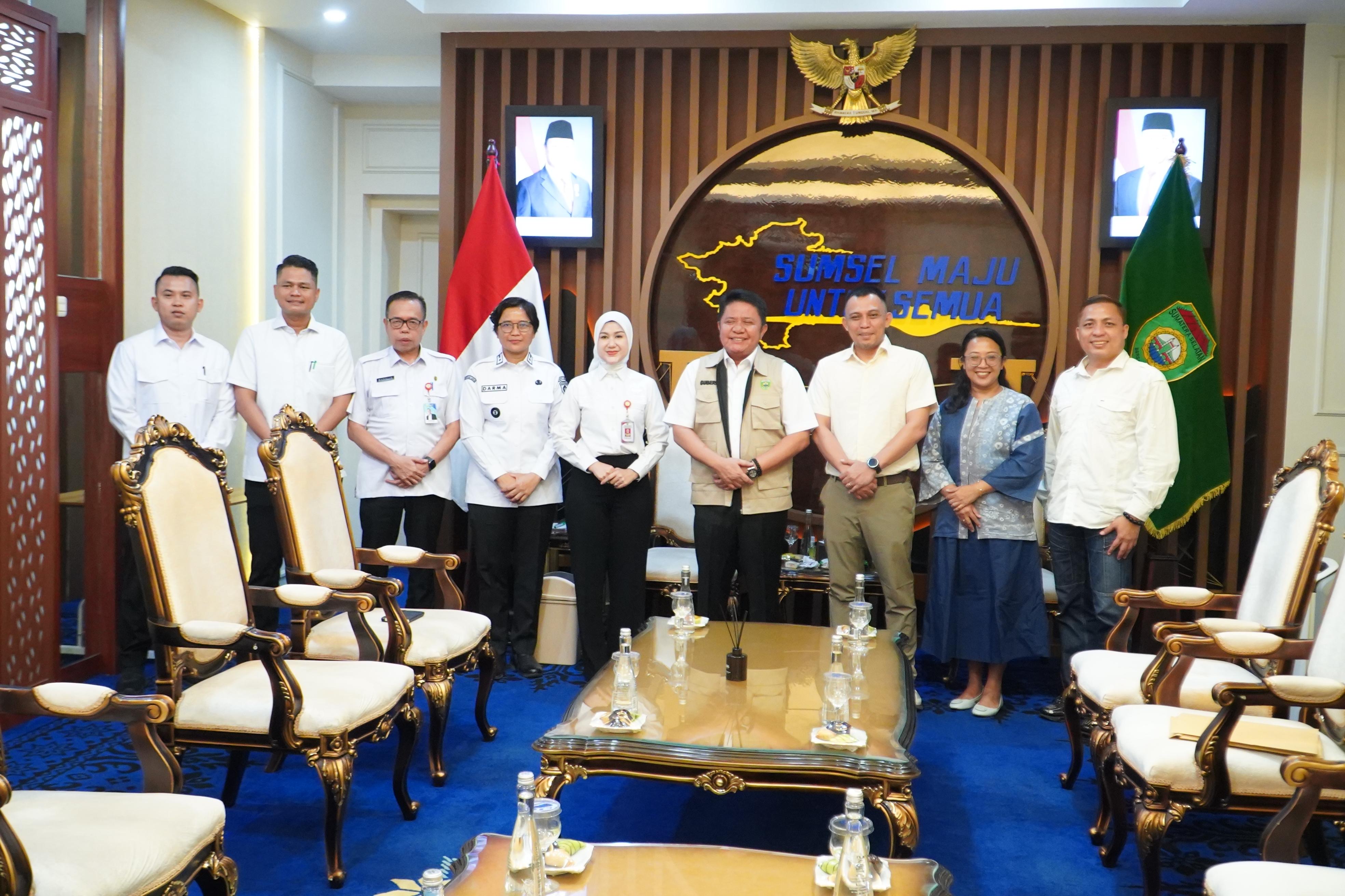 Gubernur Herman Deru Terima Kunjungan Silaturahmi Pimpinan Redaksi Sriwijaya Post dan Tribun Sumsel