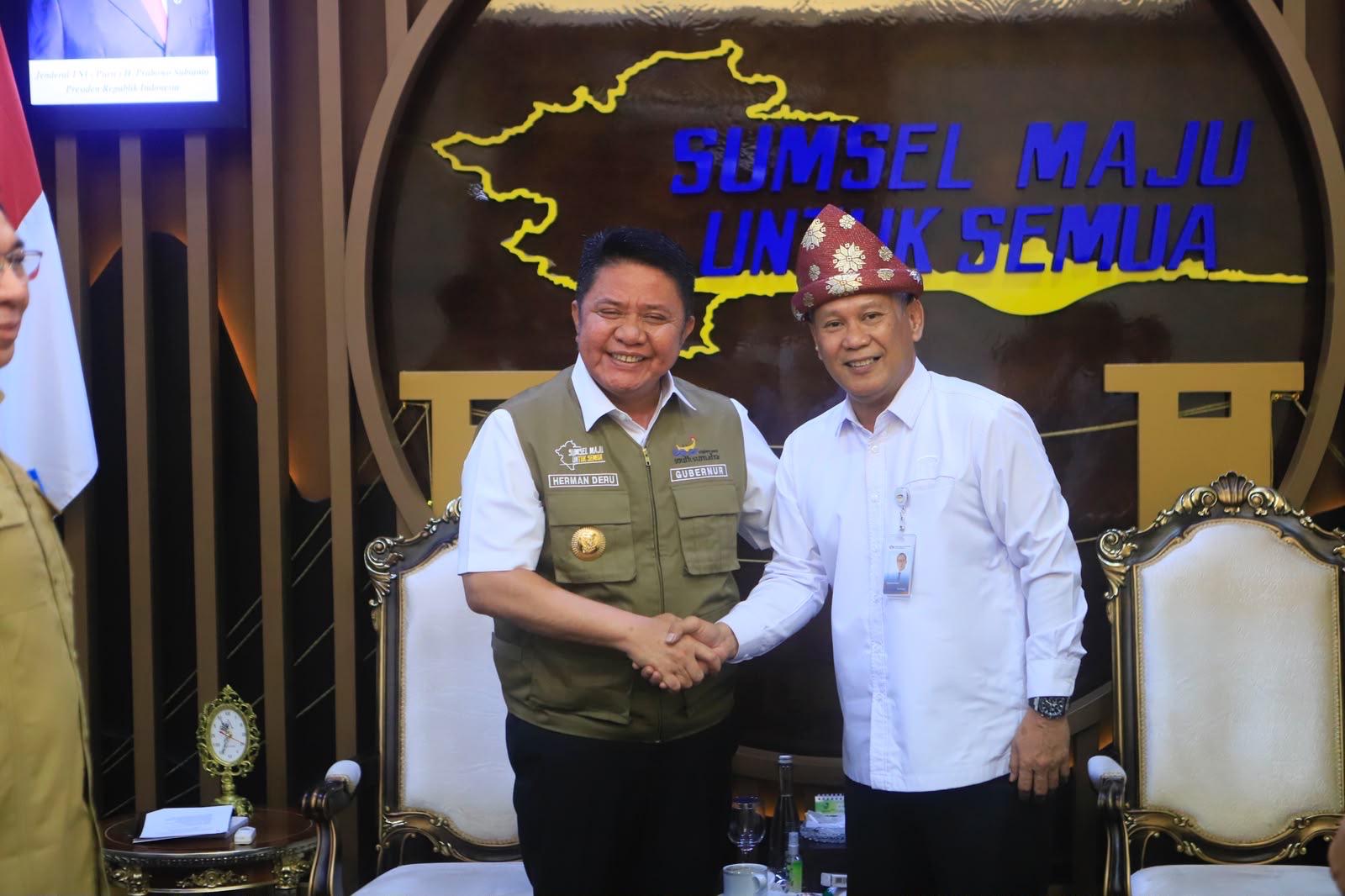 Herman Deru Sambut Kepala Perwakilan BPKP Sumsel, Perkuat Sinergi Pengawasan Pembangunan