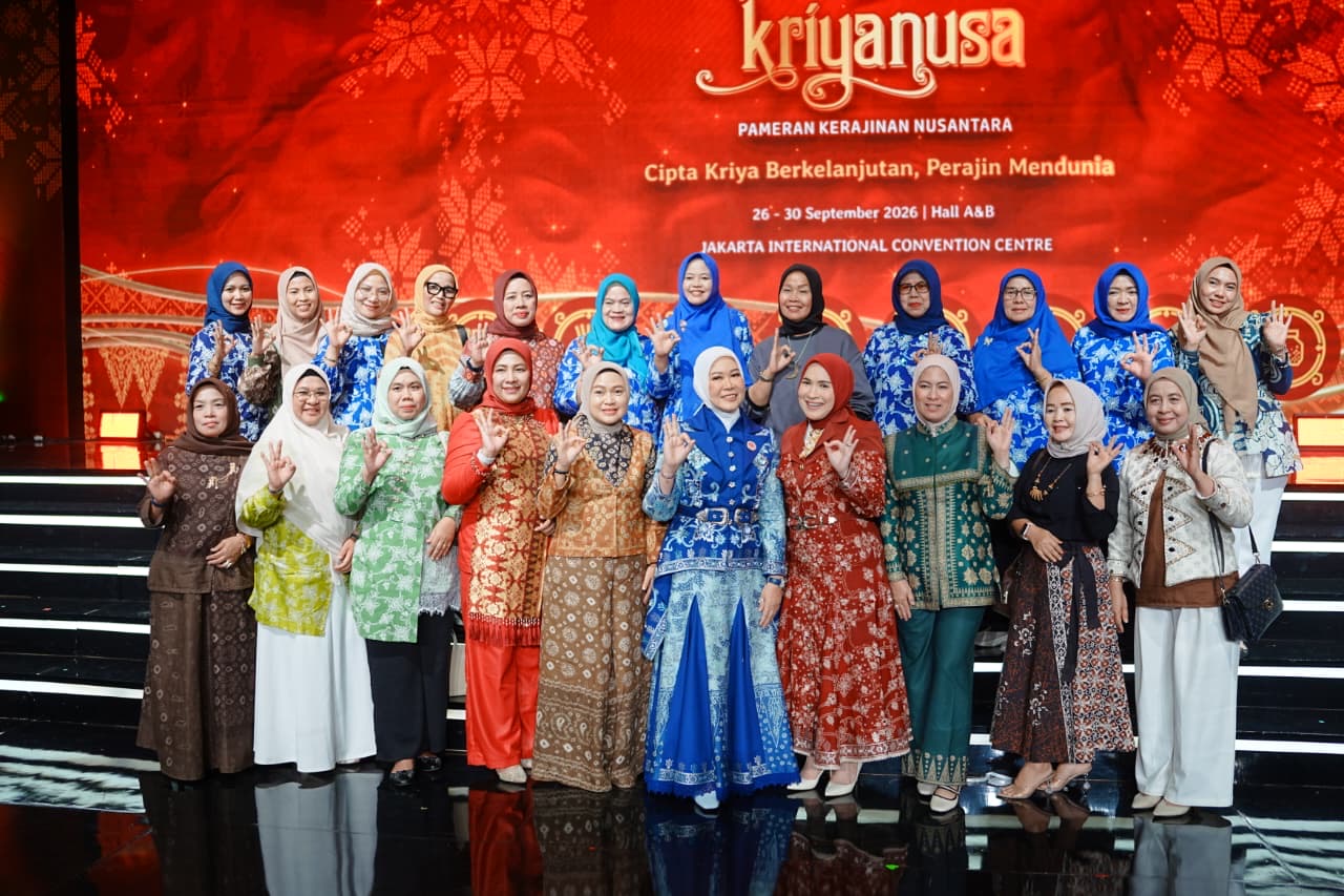 Pesona Wastra 5 Daerah Sumsel Pukau Panggung Kriya Nusa 2026 di Jakarta