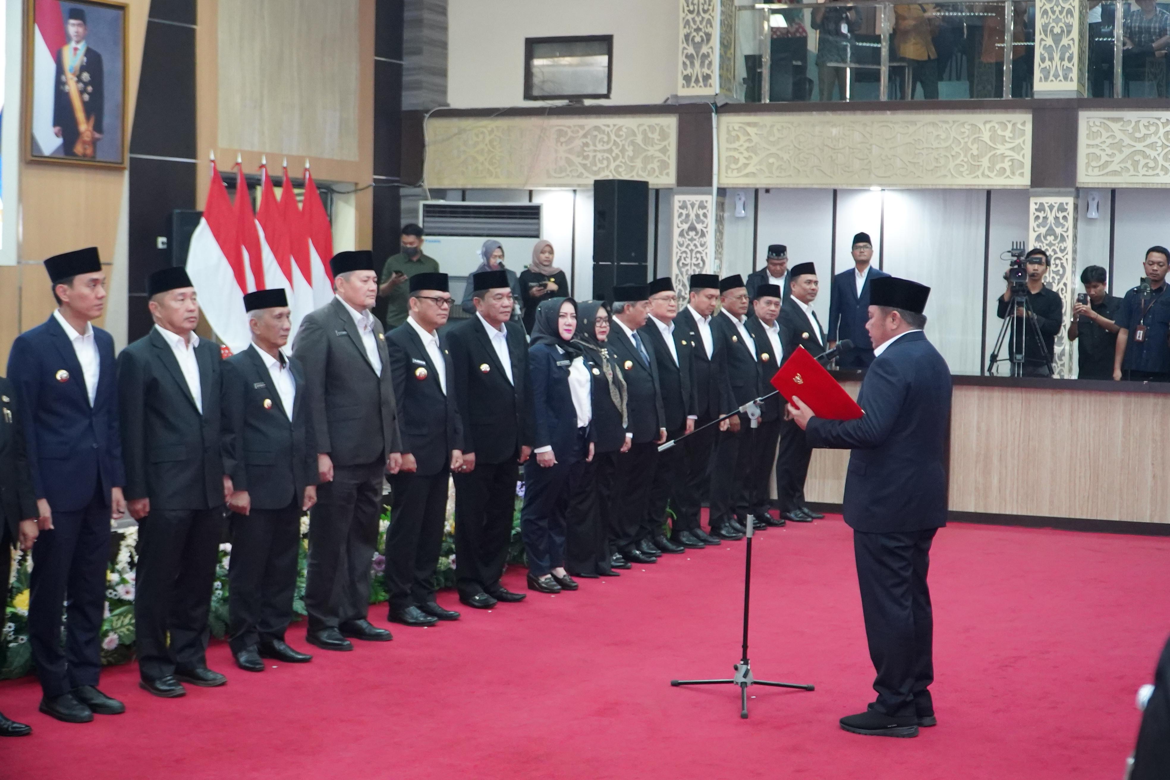 Herman Deru Kukuhkan KDEKS Kabupaten/Kota Se-Sumsel, Perkuat Ekonomi dan Keuangan Syariah